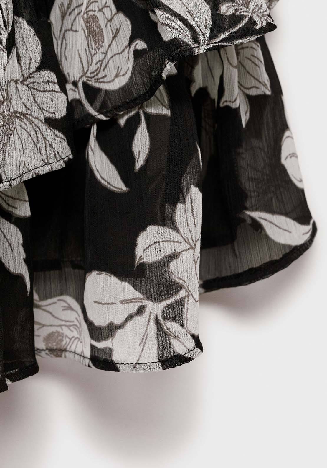 Mango Dress Swan - Black 7 Shaws Department Stores