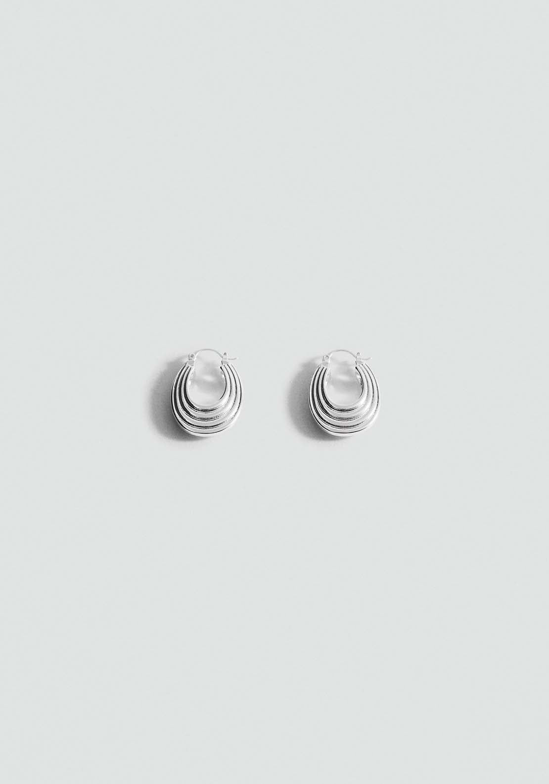 Mango Earrings Fabiana - Silver 1 Shaws Department Stores