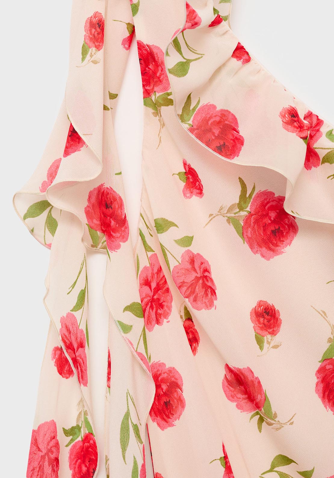 Mango Floral Dress - Light Beige 5 Shaws Department Stores