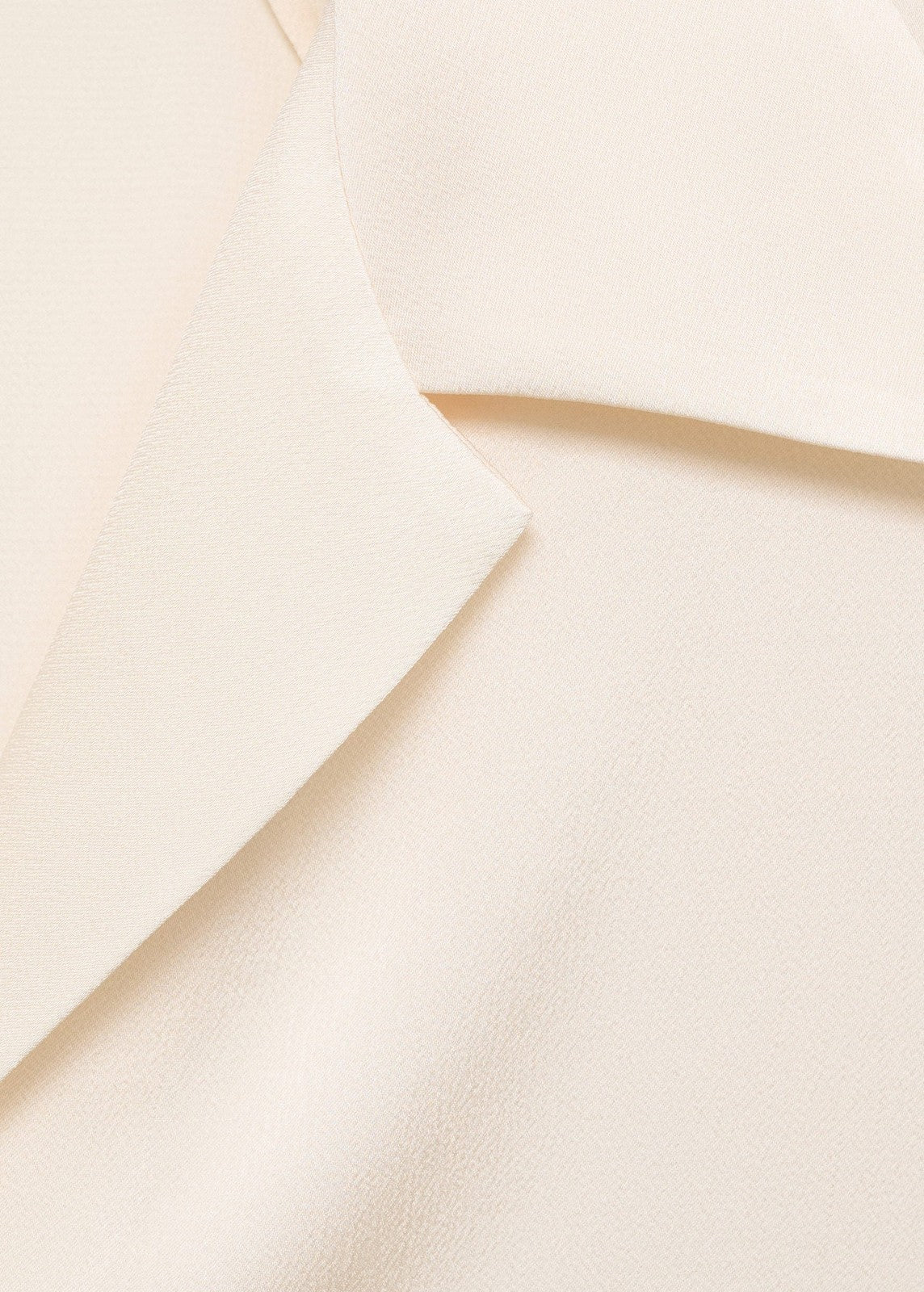 Mango Short-sleeved satin shirt - Beige 11 Shaws Department Stores