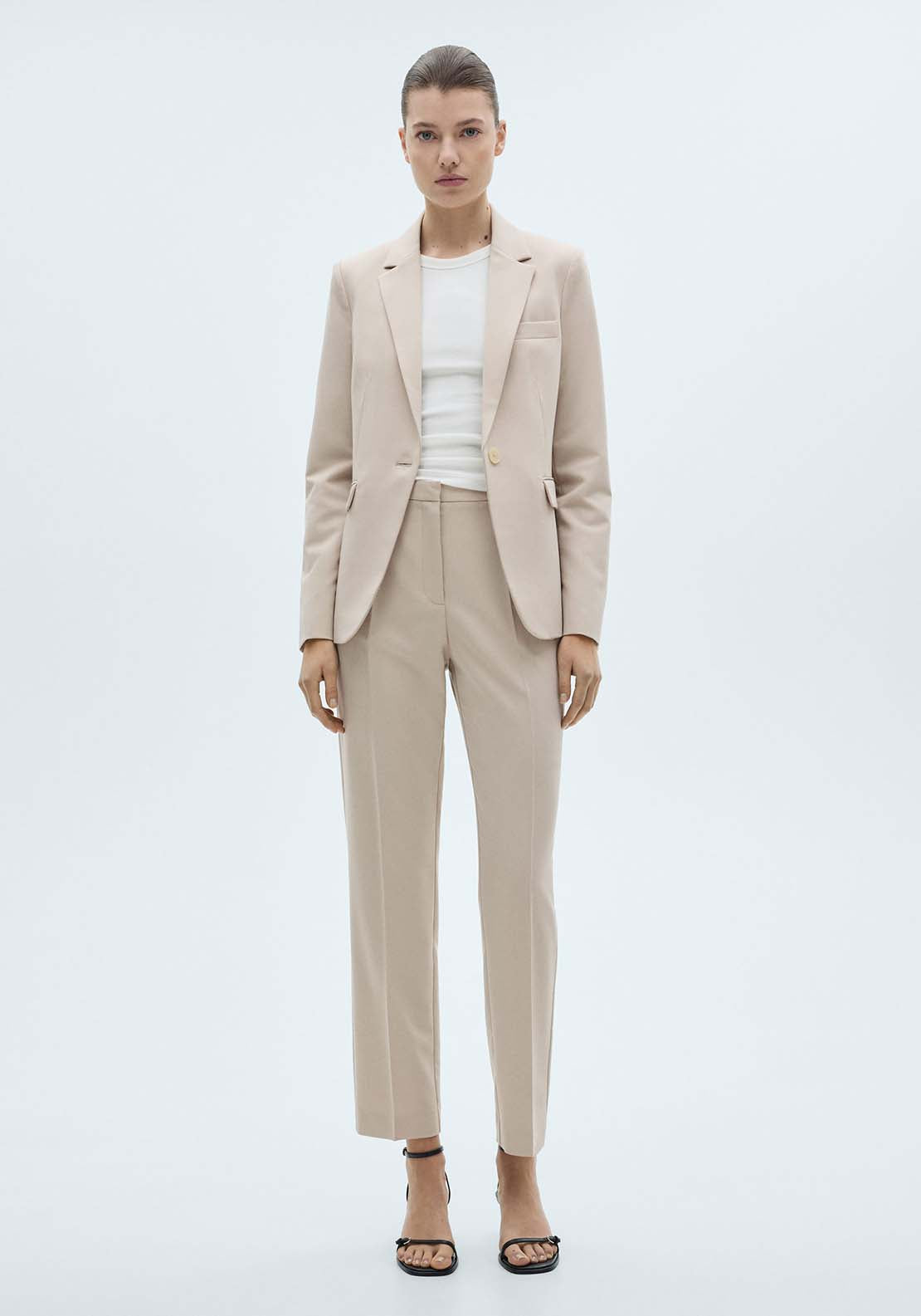Mango Blazer Boreal - Light/pastel Gray 4 Shaws Department Stores