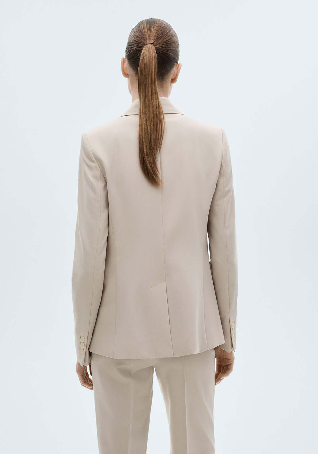 Mango Blazer Boreal - Light/pastel Gray 3 Shaws Department Stores
