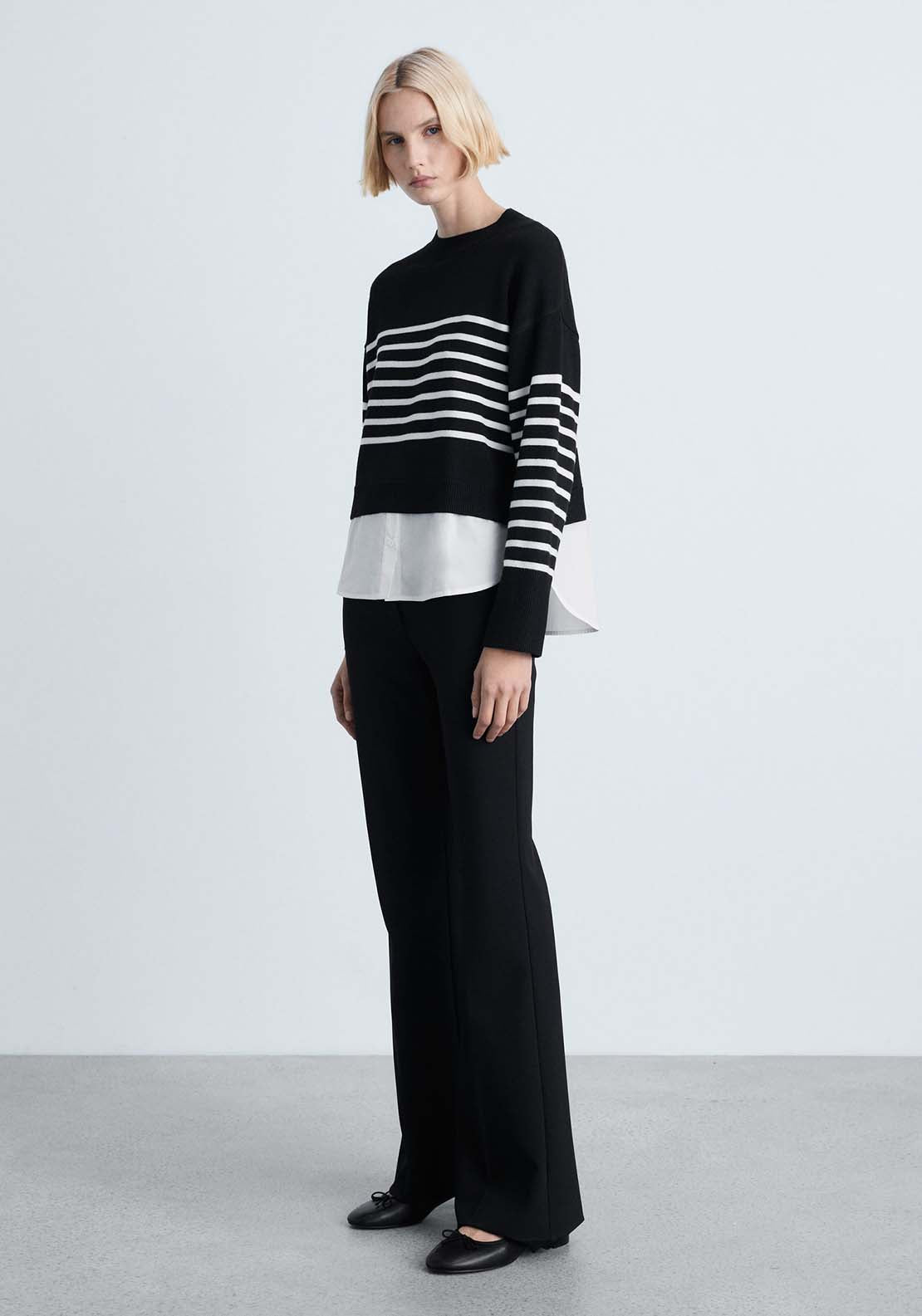 Mango Sweater Garance - Black 3 Shaws Department Stores