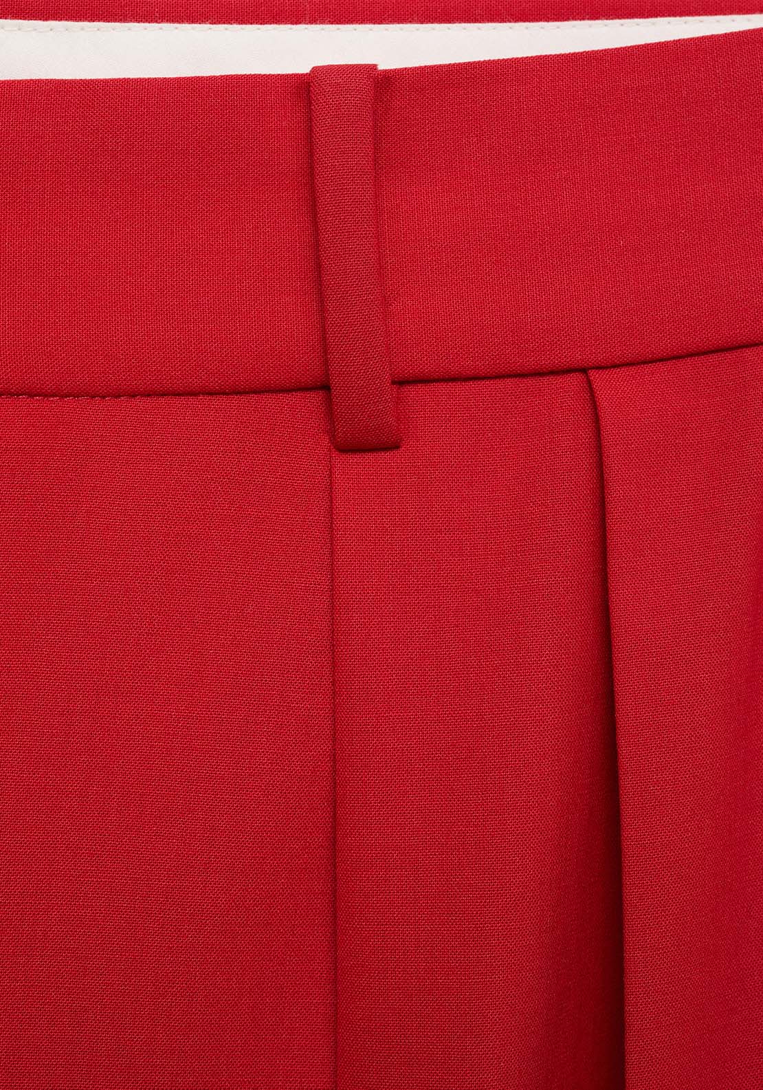 Mango Trousers Margot - Red 2 Shaws Department Stores