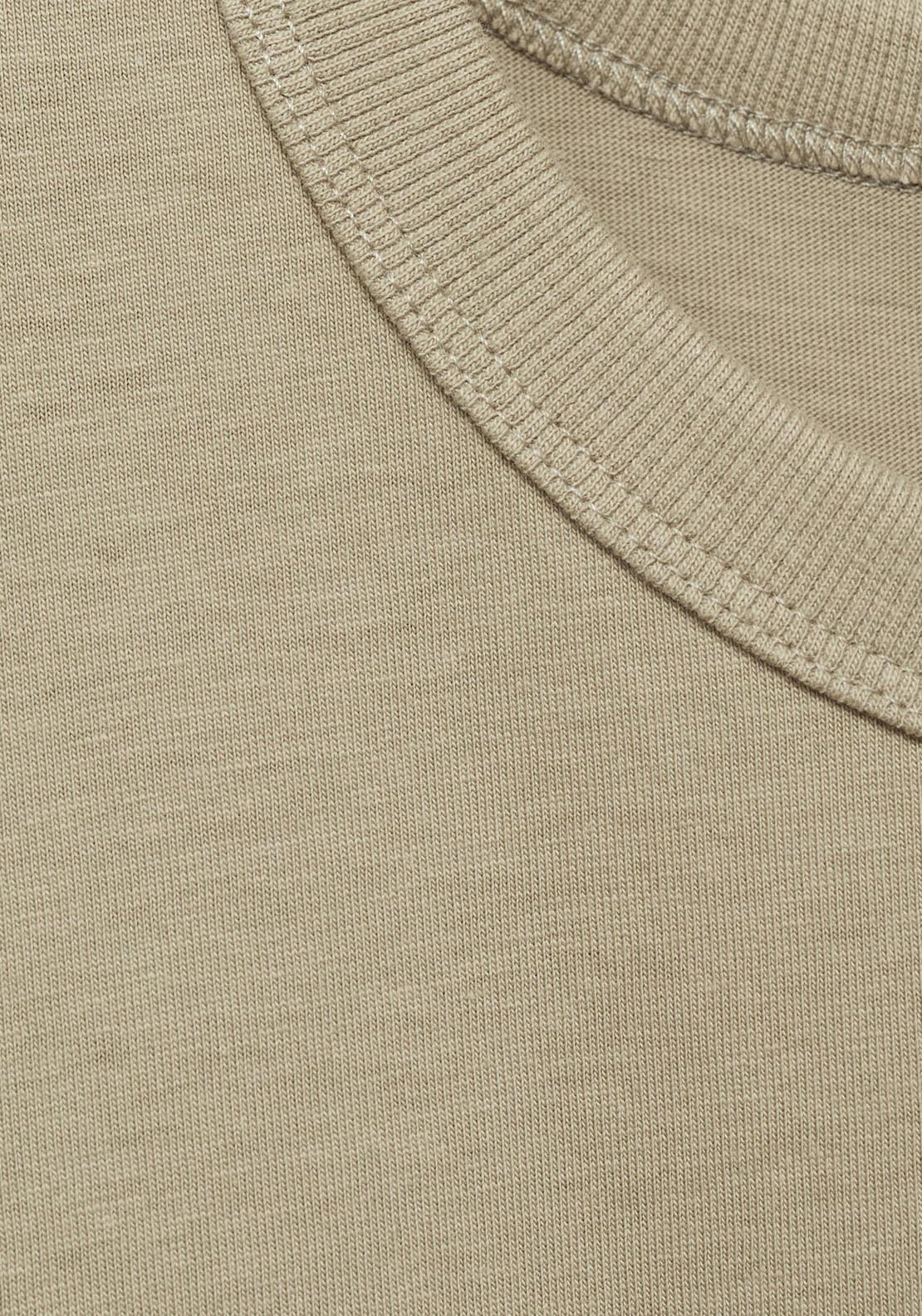 Mango Short Sleeve T-Shirt - Beige/khaki 5 Shaws Department Stores