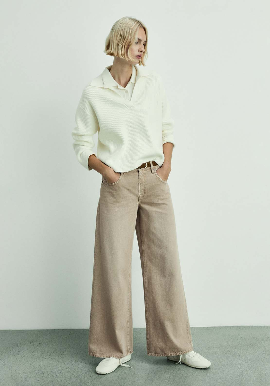 Mango Jeans Annie - Light/pastel Brown 2 Shaws Department Stores