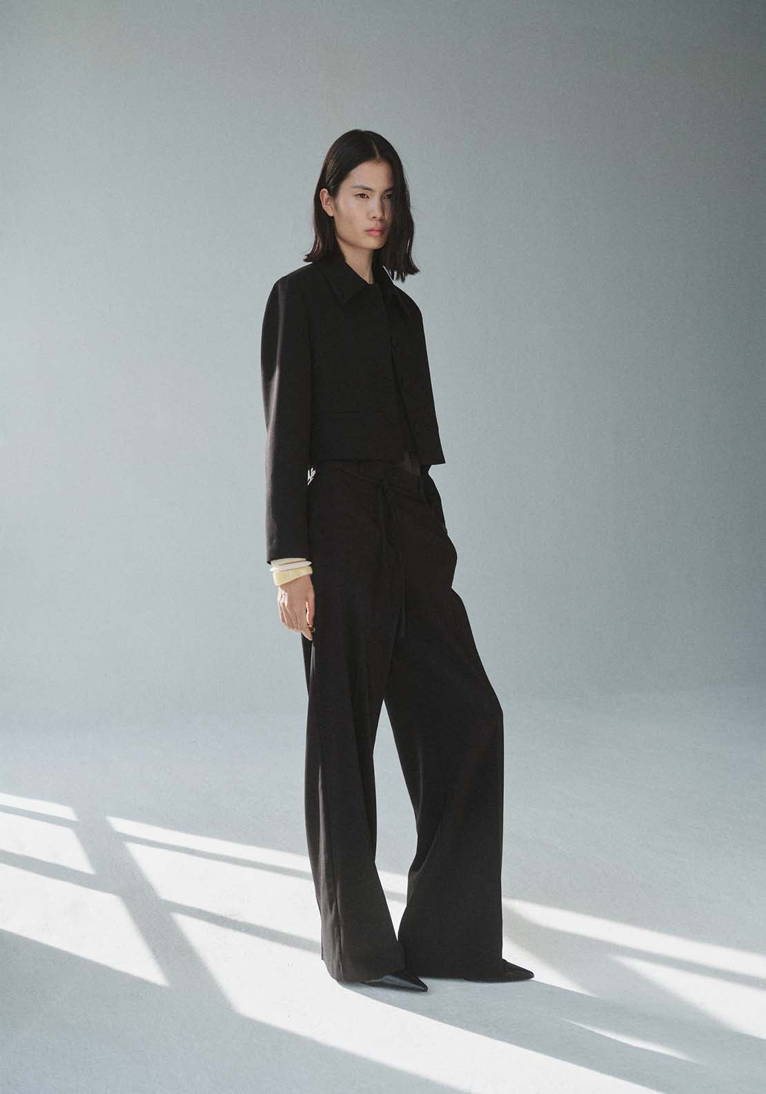 Mango Trousers Cagliari - Black 2 Shaws Department Stores