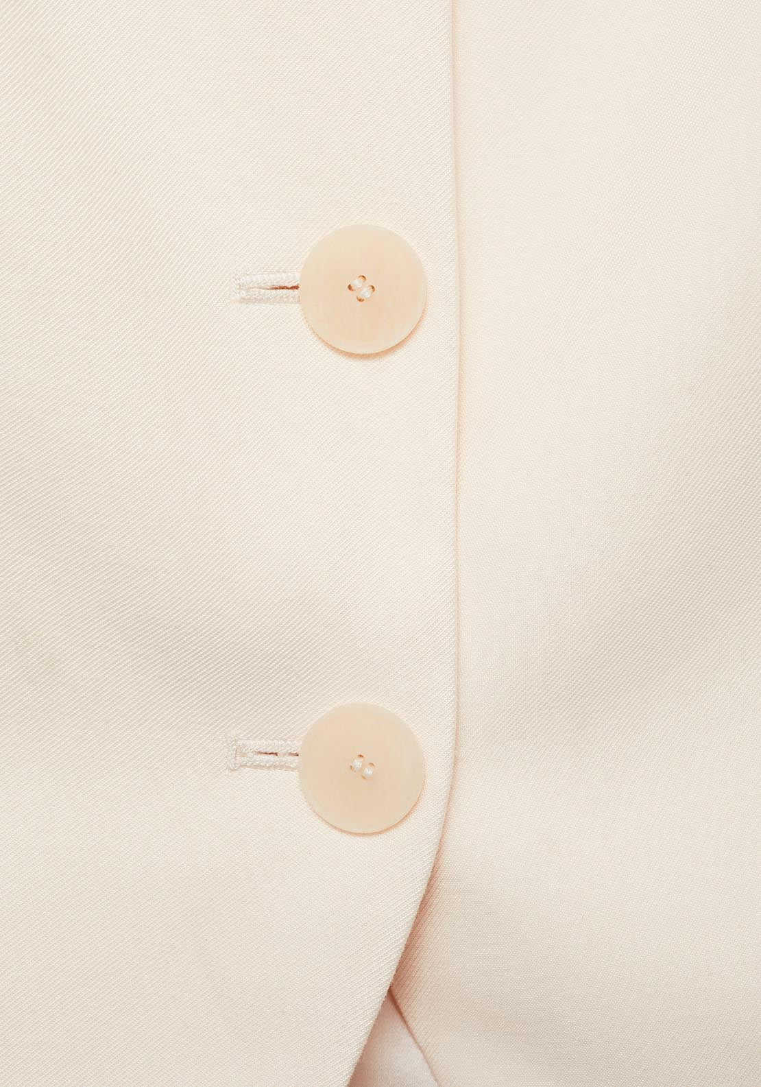 Mango Suit waistcoat with open back - Light Beige 9 Shaws Department Stores