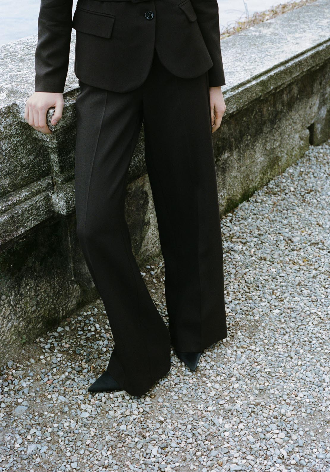 Mango Straight Suit Trousers - Dark Brown 9 Shaws Department Stores