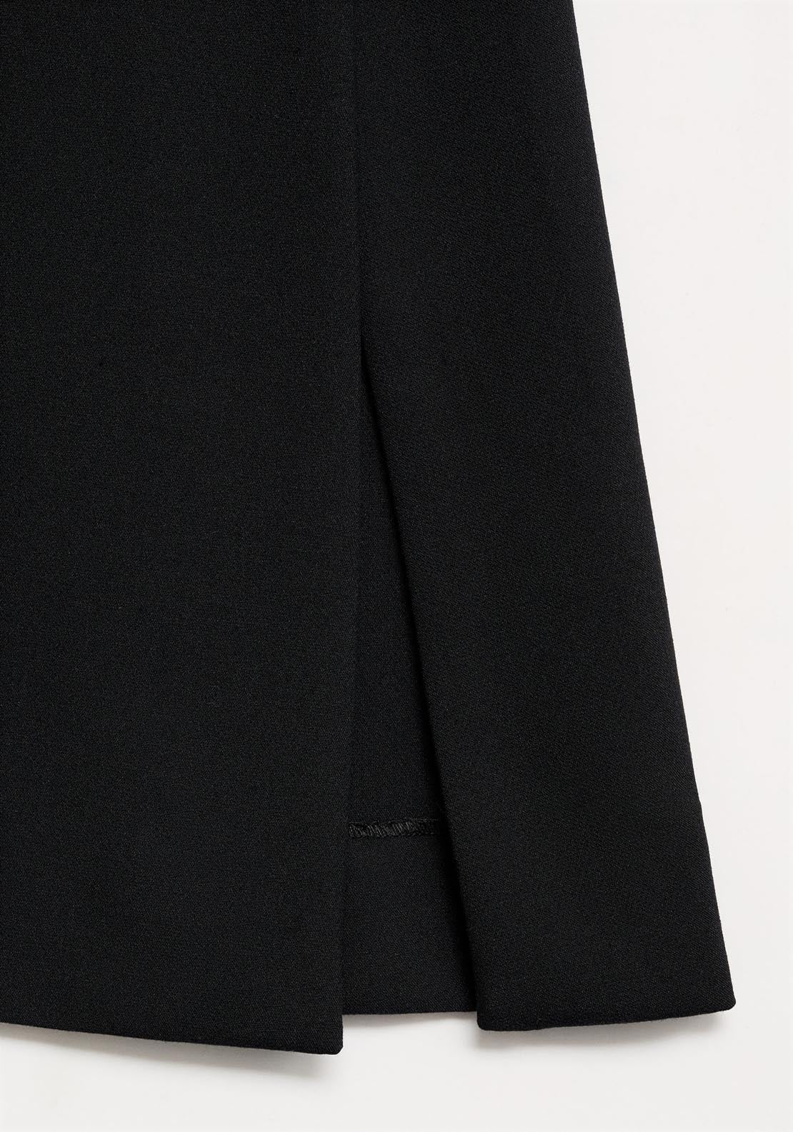 Mango Maxi Wideleg Suit Trousers - Black 8 Shaws Department Stores