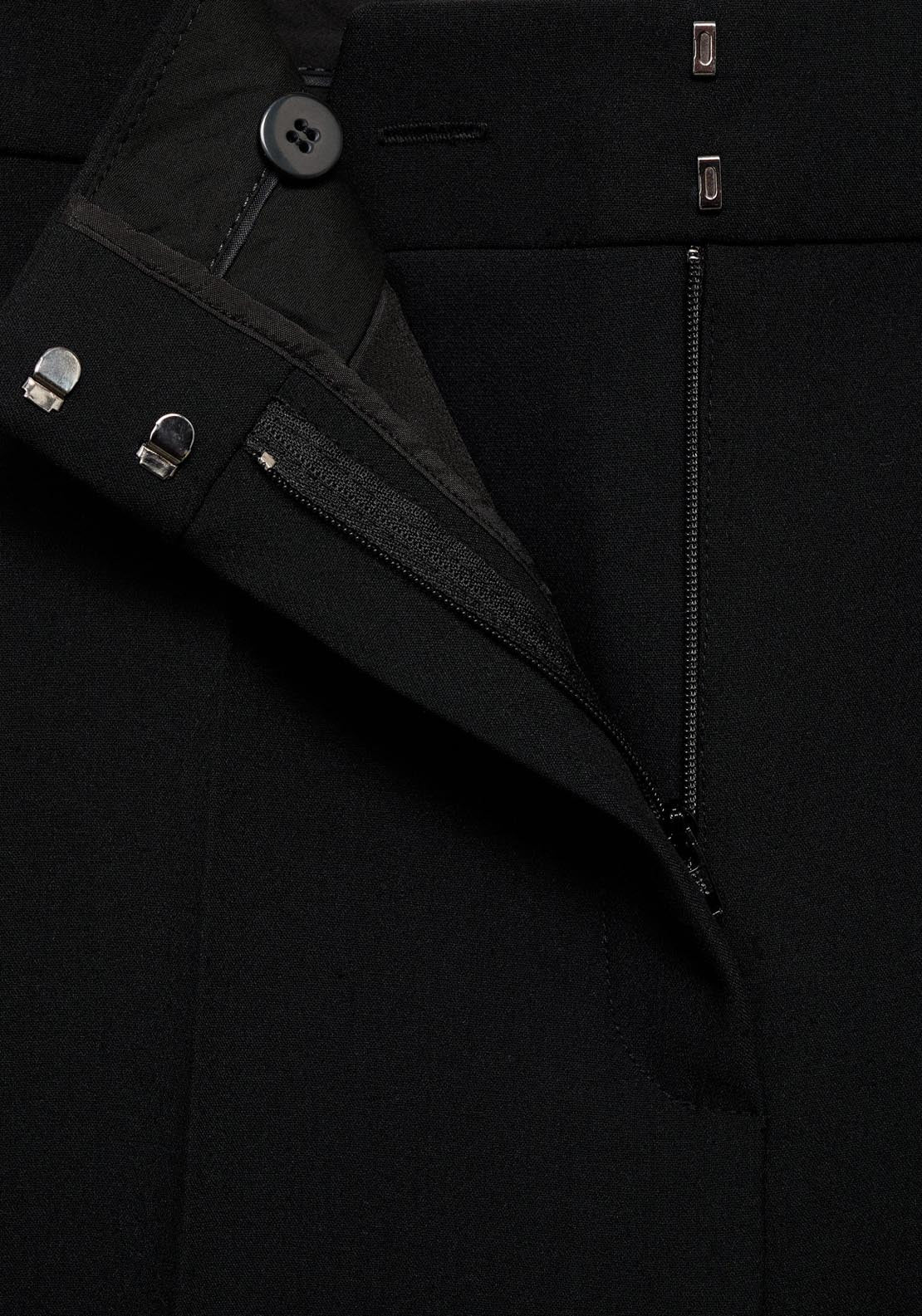 Mango Maxi Wideleg Suit Trousers - Black 7 Shaws Department Stores