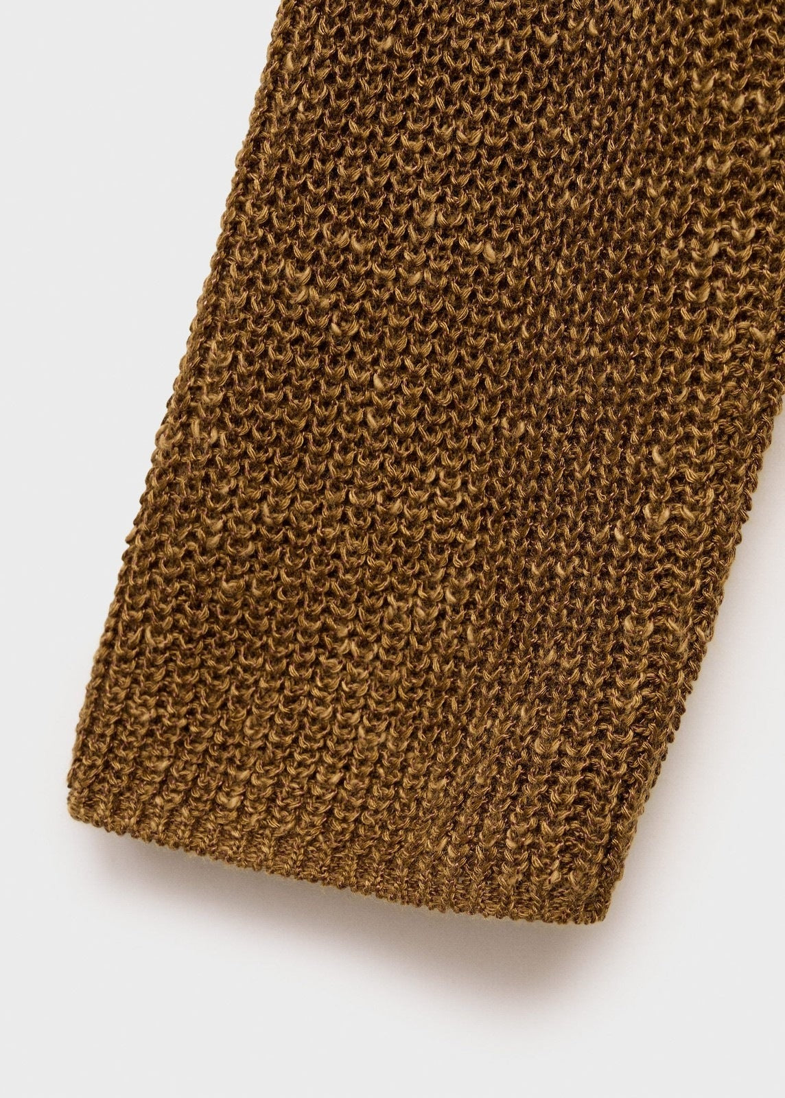 Mango V-neck knit sweater - Medium Brown 9 Shaws Department Stores