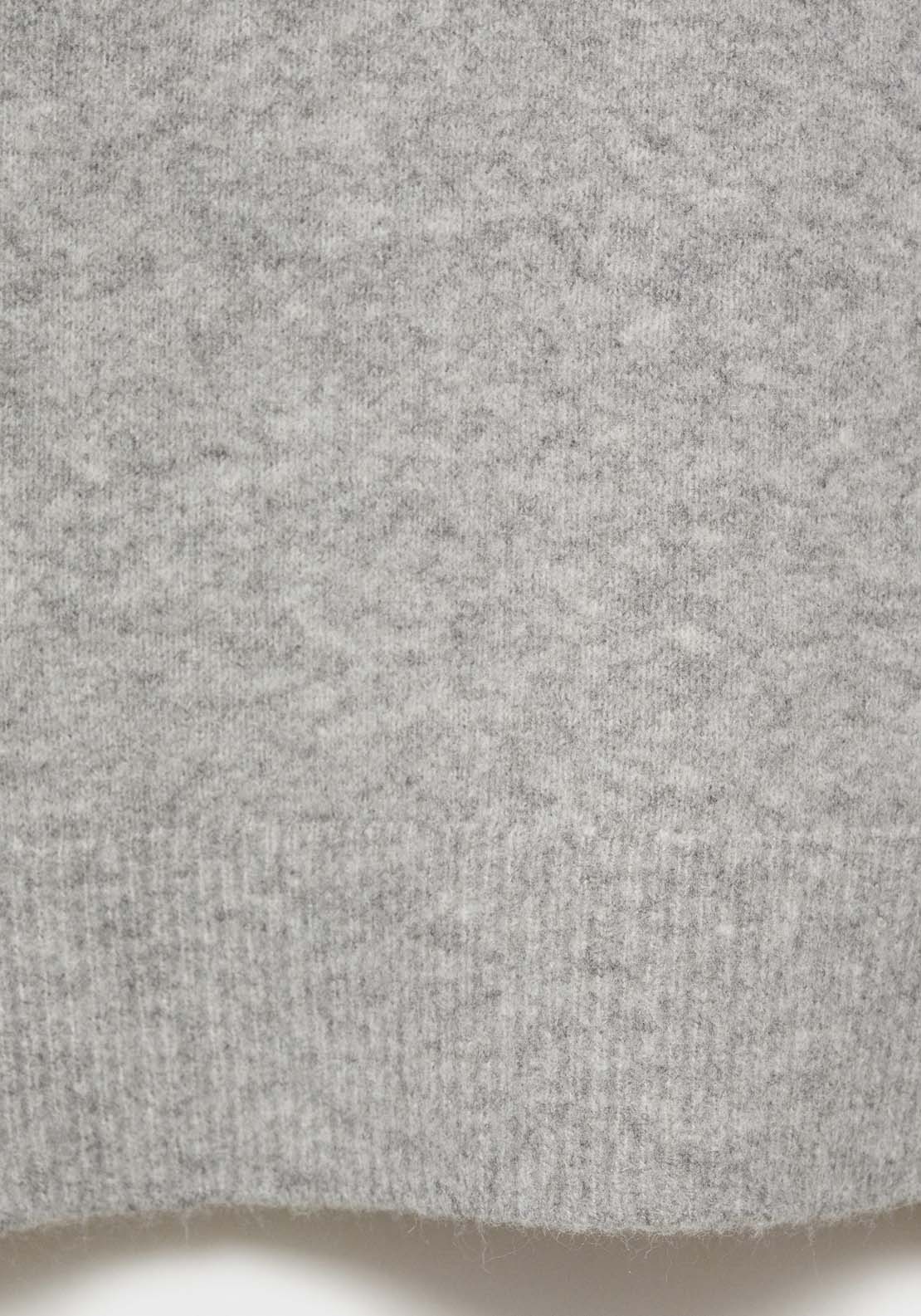 Mango Short turtleneck knitted dress - Medium Gray 10 Shaws Department Stores