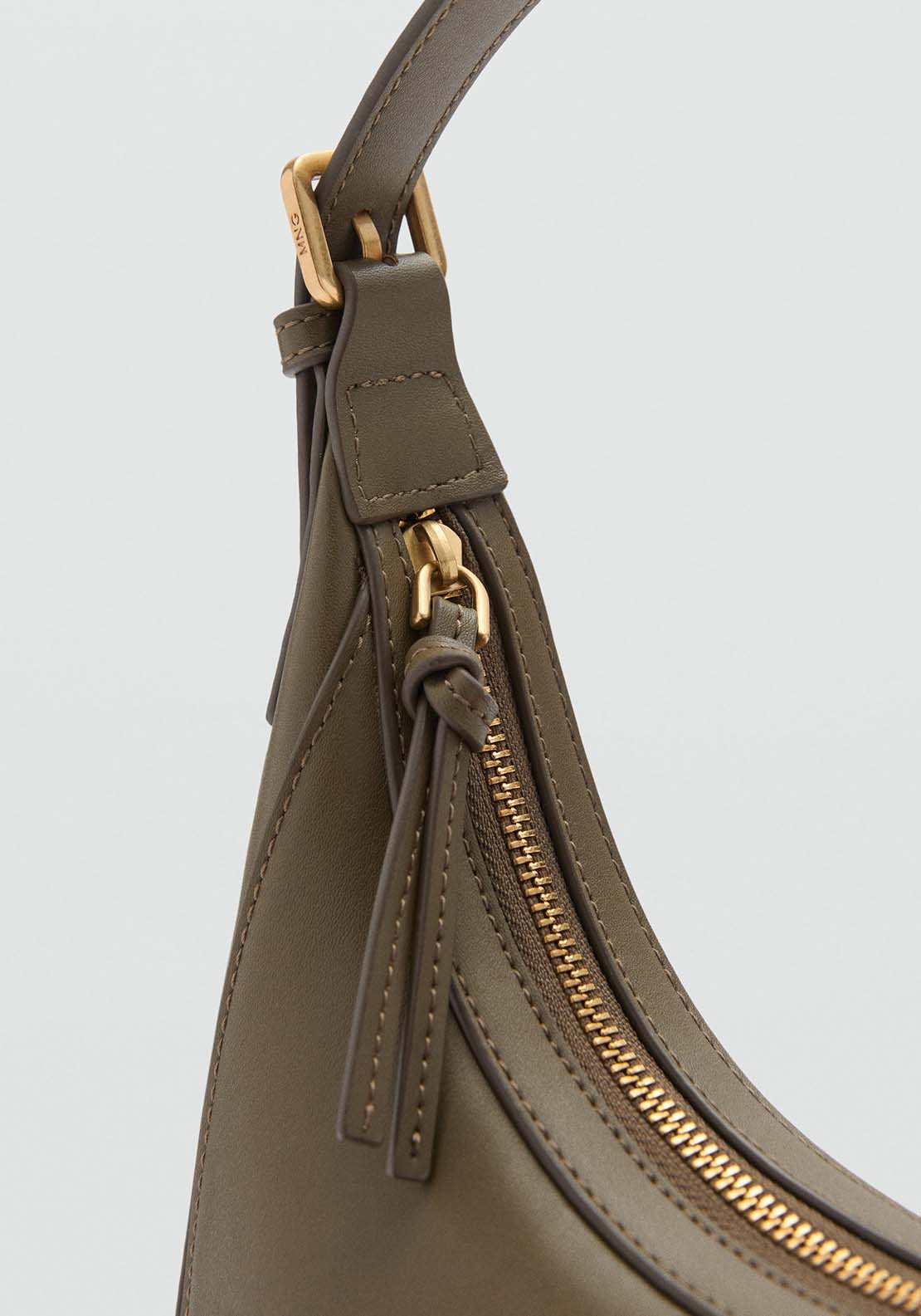 Mango Shoulder Bag - Beige/khaki 4 Shaws Department Stores