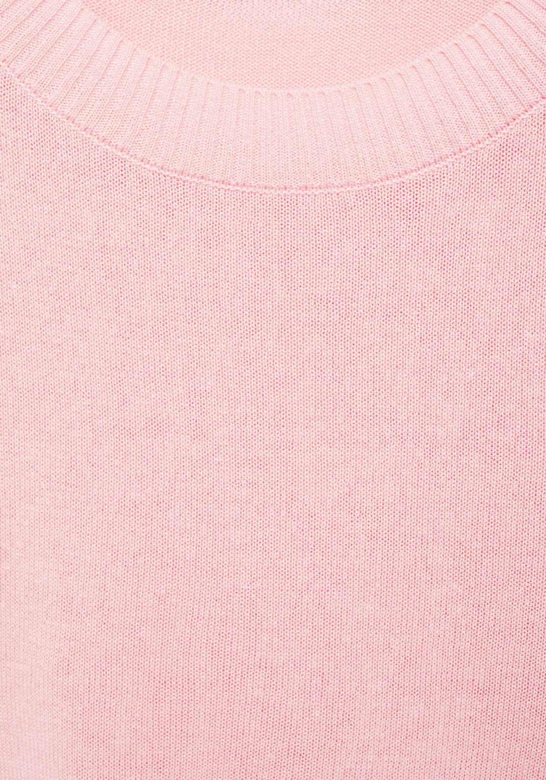 Mango Linen Blend Knitted Sweater - Pink 5 Shaws Department Stores