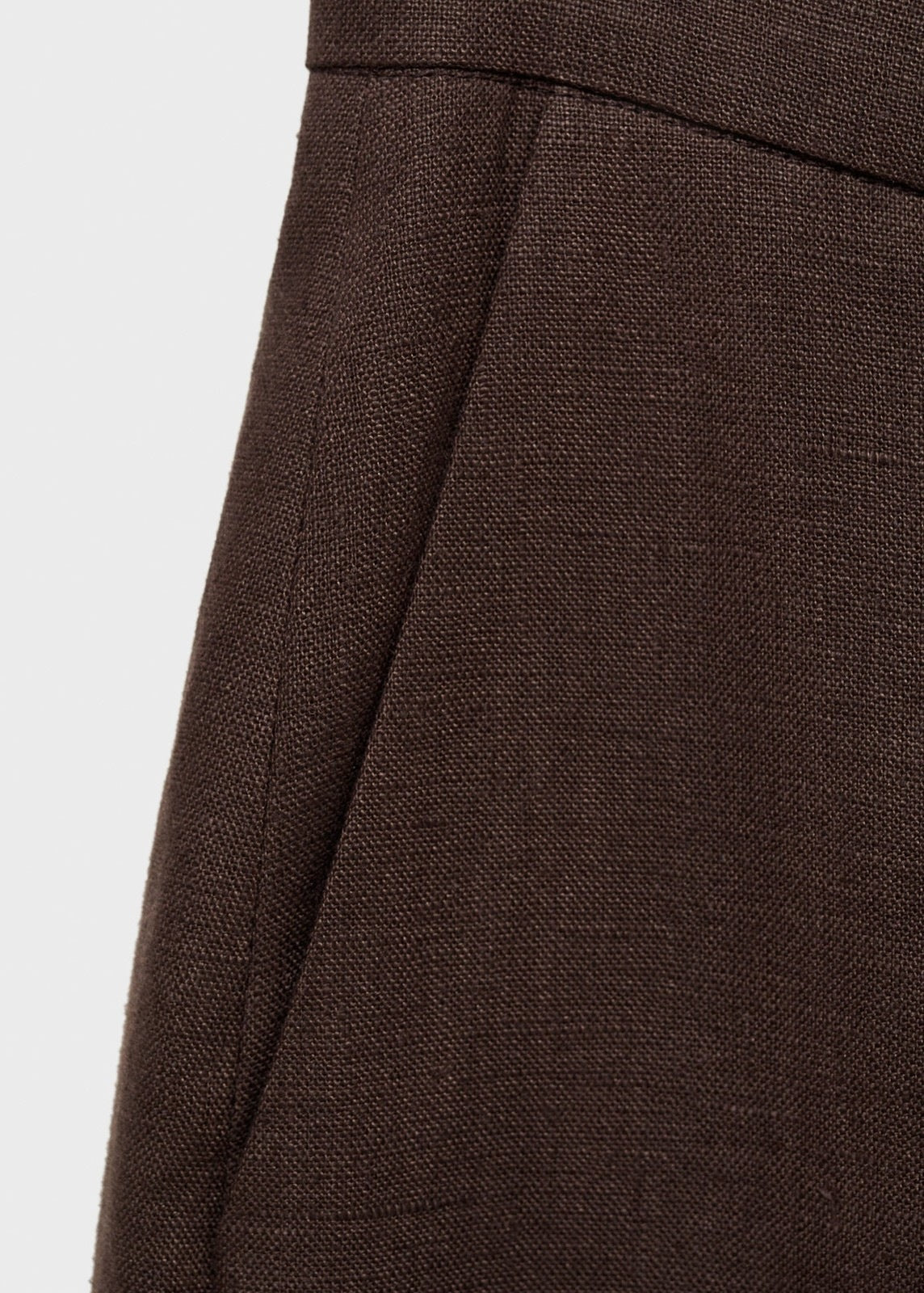 Mango Trousers Tempoli - Brown 4 Shaws Department Stores