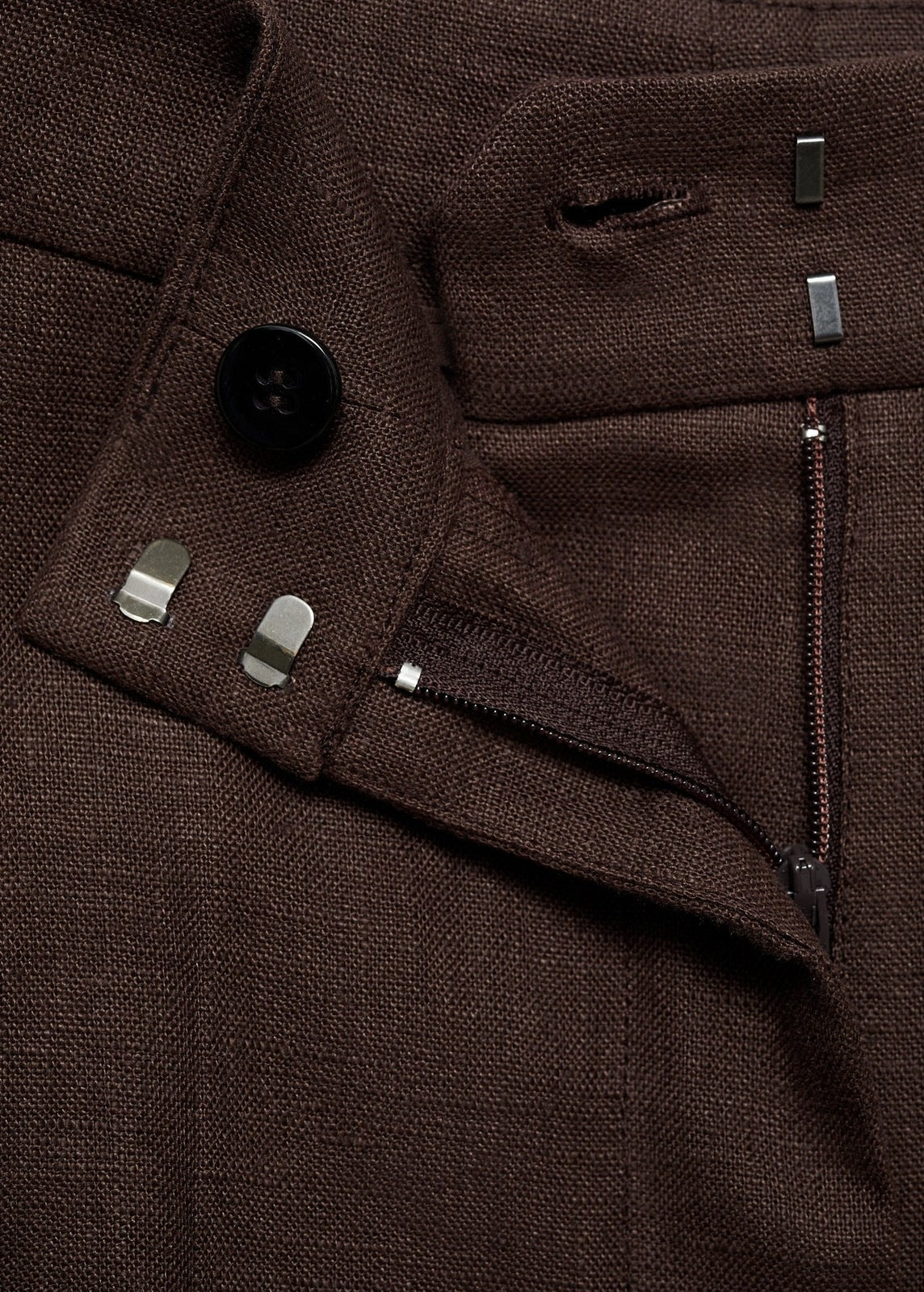 Mango Trousers Tempoli - Brown 1 Shaws Department Stores