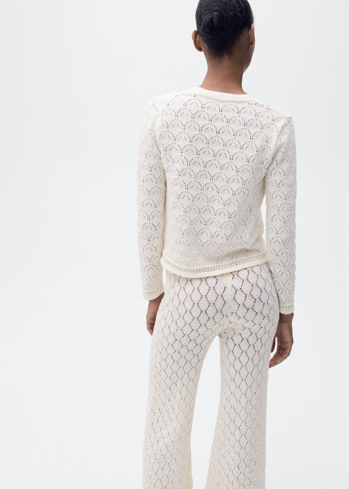 Mango Cardigan Sito - Light Beige 2 Shaws Department Stores