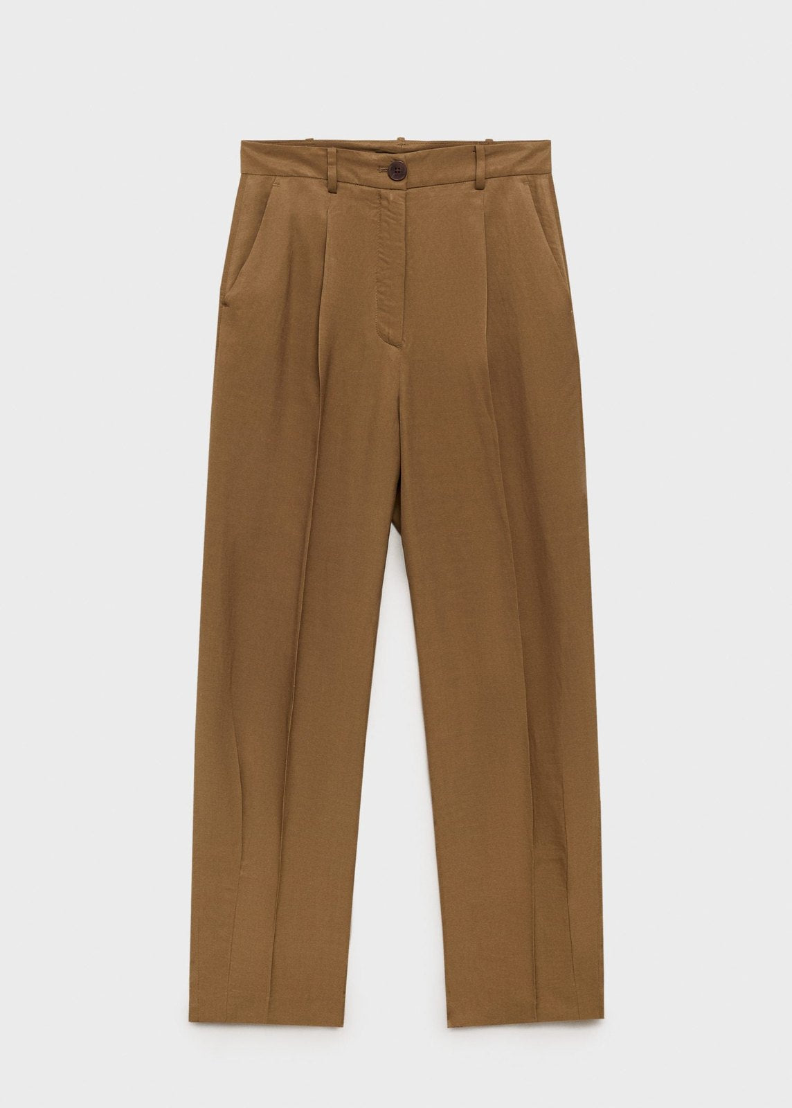 Mango Trousers Moskito - Green 1 Shaws Department Stores
