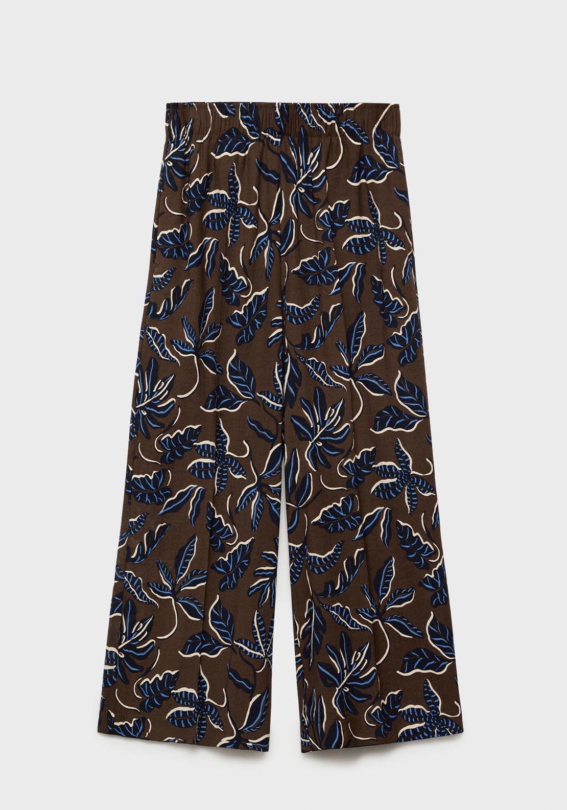 Mango Printed Culotte Trousers - Brown 7 Shaws Department Stores