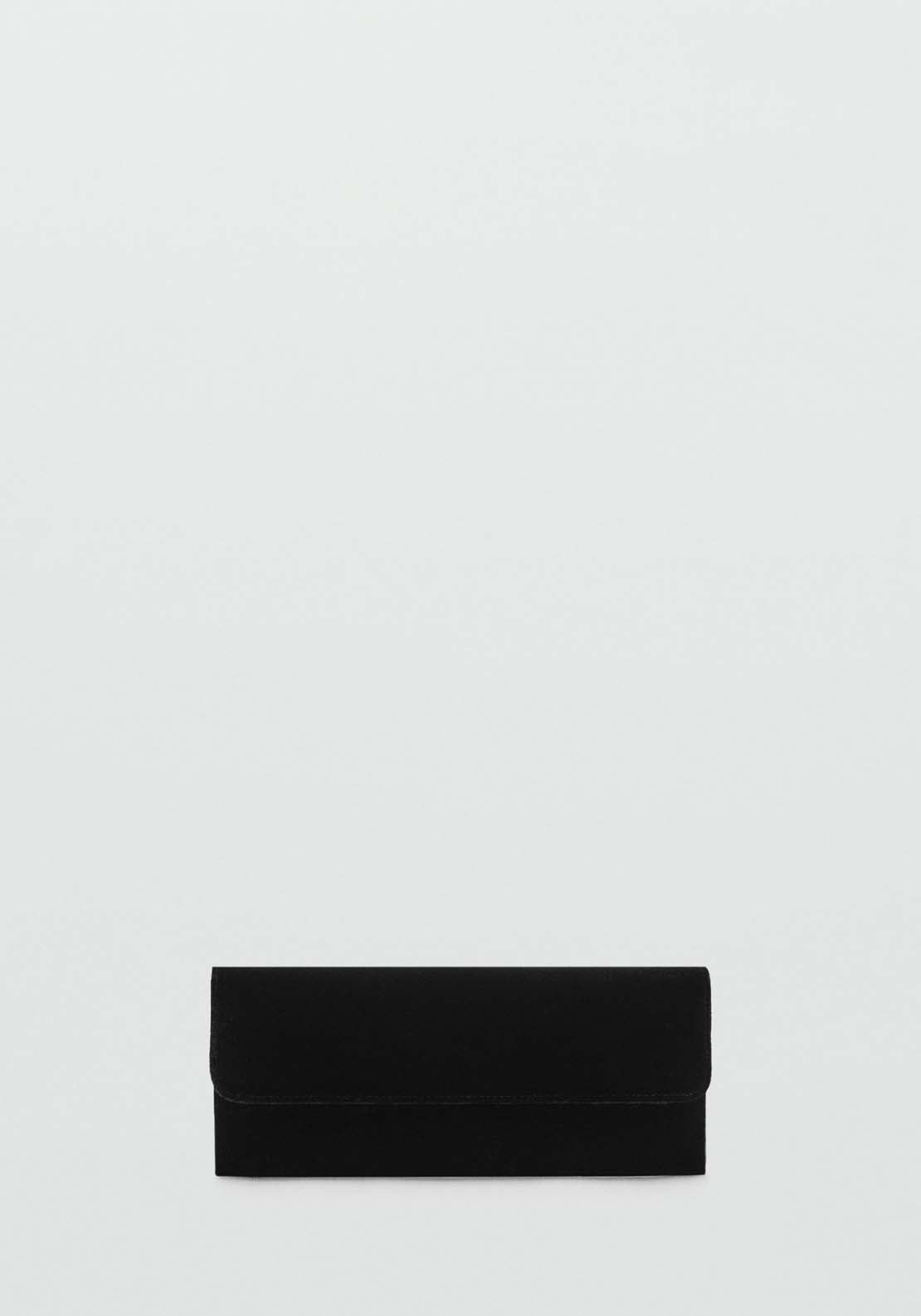 Mango Flap chain bag - Black 4 Shaws Department Stores