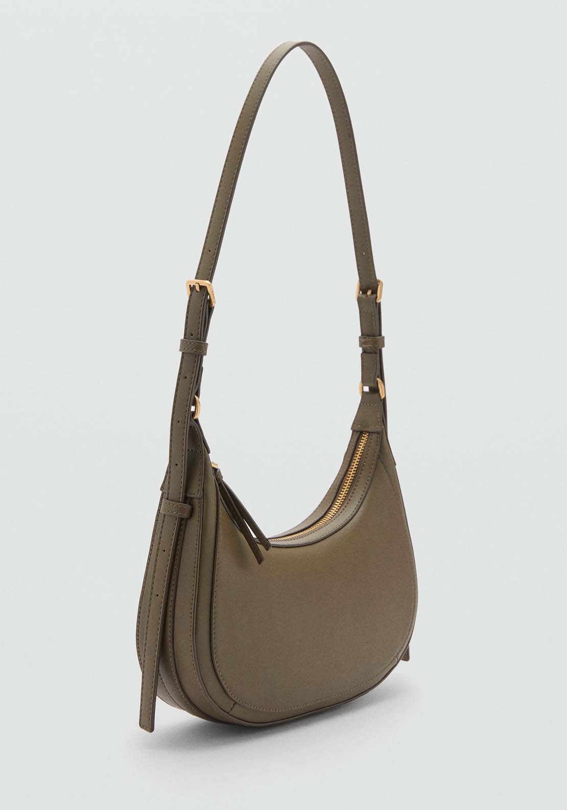 Mango Crossbody Bag - Beige/khaki 2 Shaws Department Stores