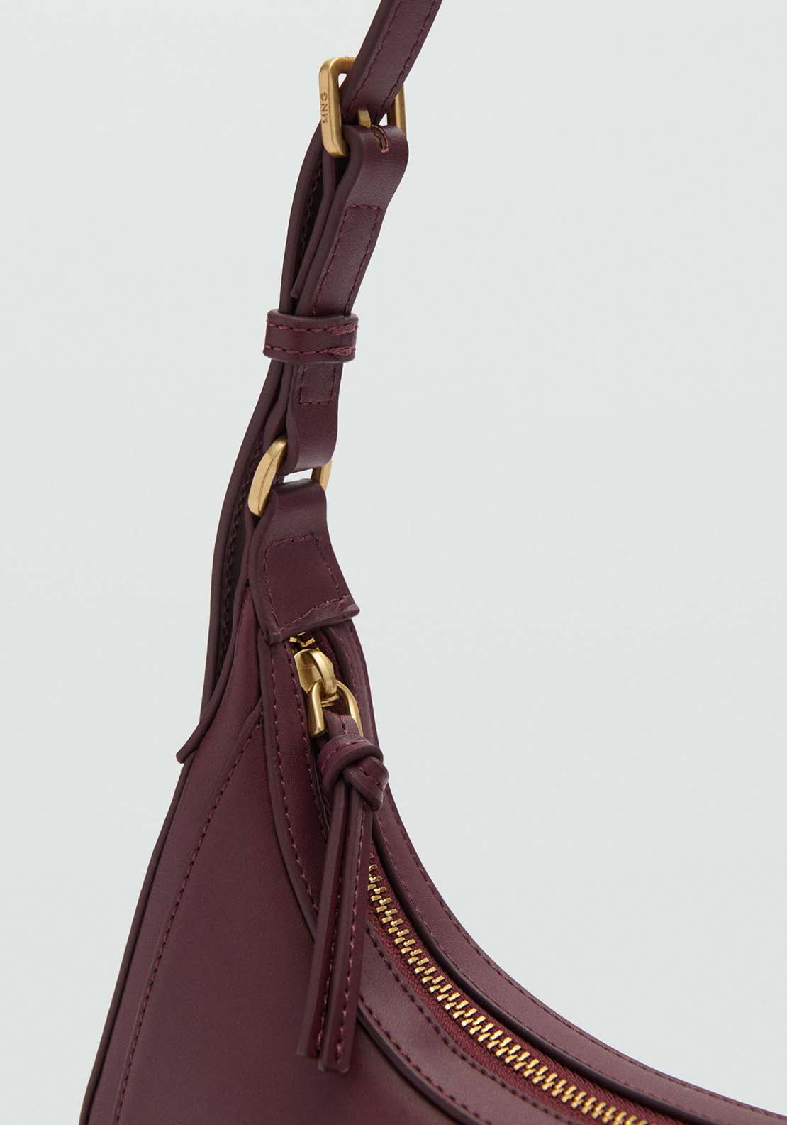 Mango Crossbody Bag - Dark Red 3 Shaws Department Stores