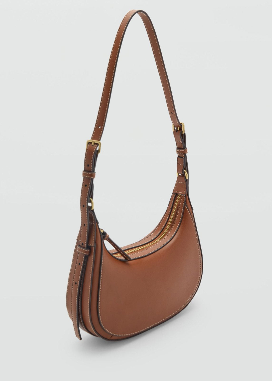 Mango Crossbody Bag Lake - Medium Brown 1 Shaws Department Stores