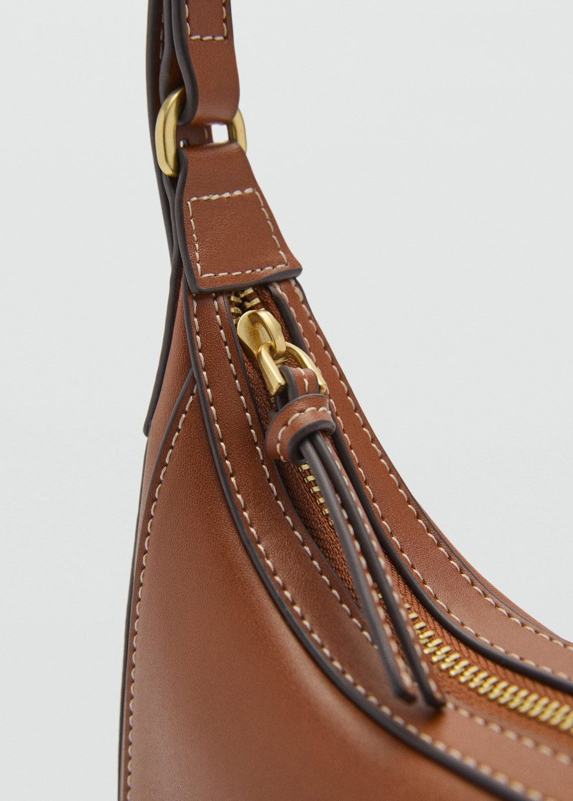 Mango Crossbody Bag Lake - Medium Brown 3 Shaws Department Stores