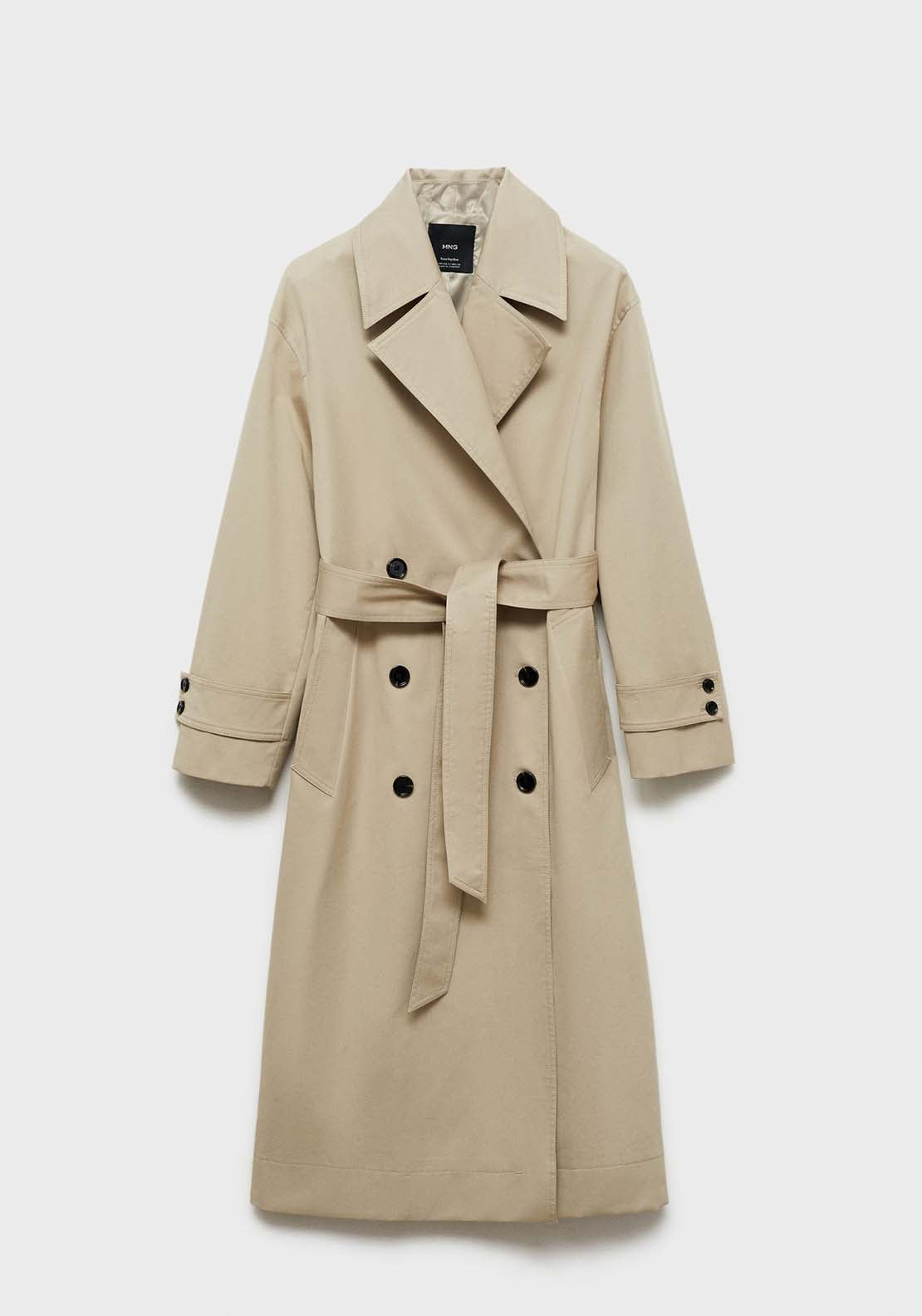 Mango Double-button trench coat - Beige/khaki 11 Shaws Department Stores