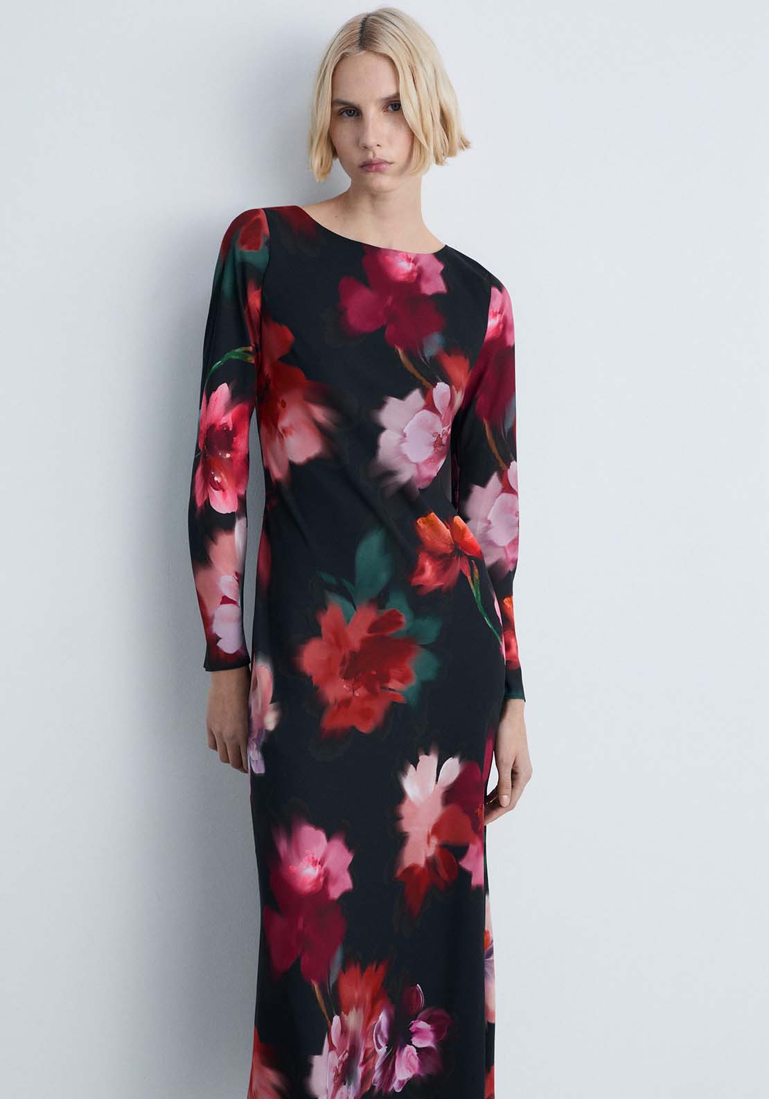 Mango Dress Allegra2 - Black 3 Shaws Department Stores