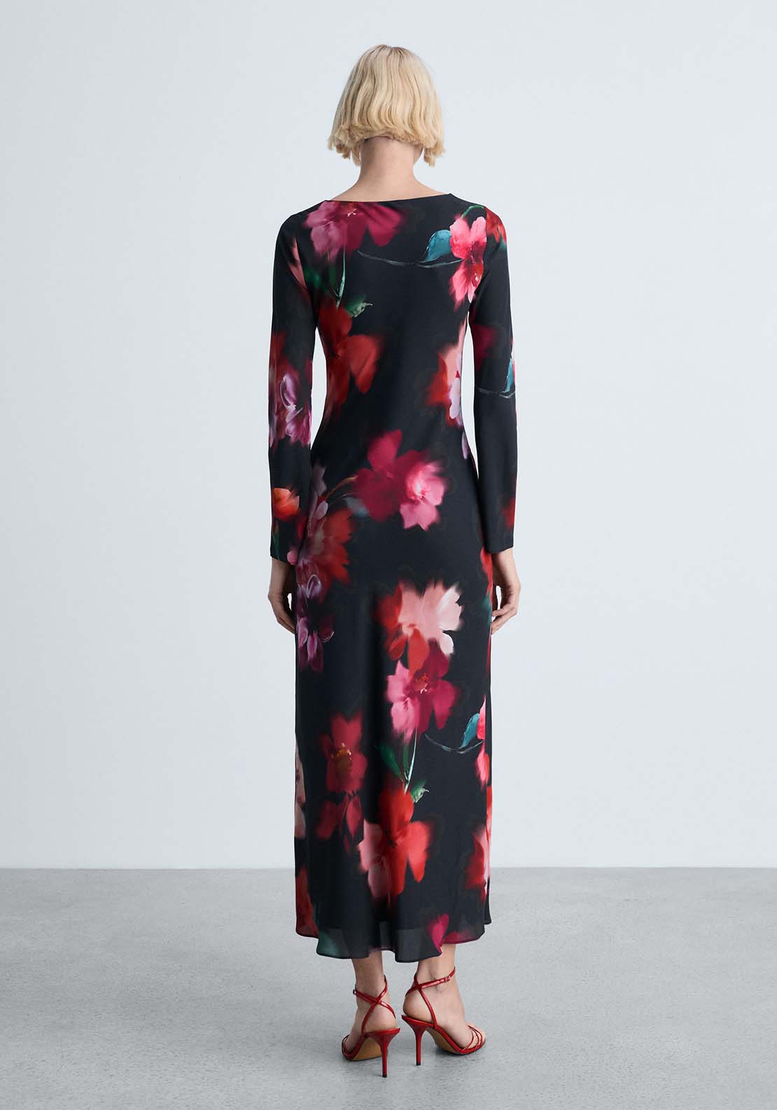 Mango Dress Allegra2 - Black 2 Shaws Department Stores