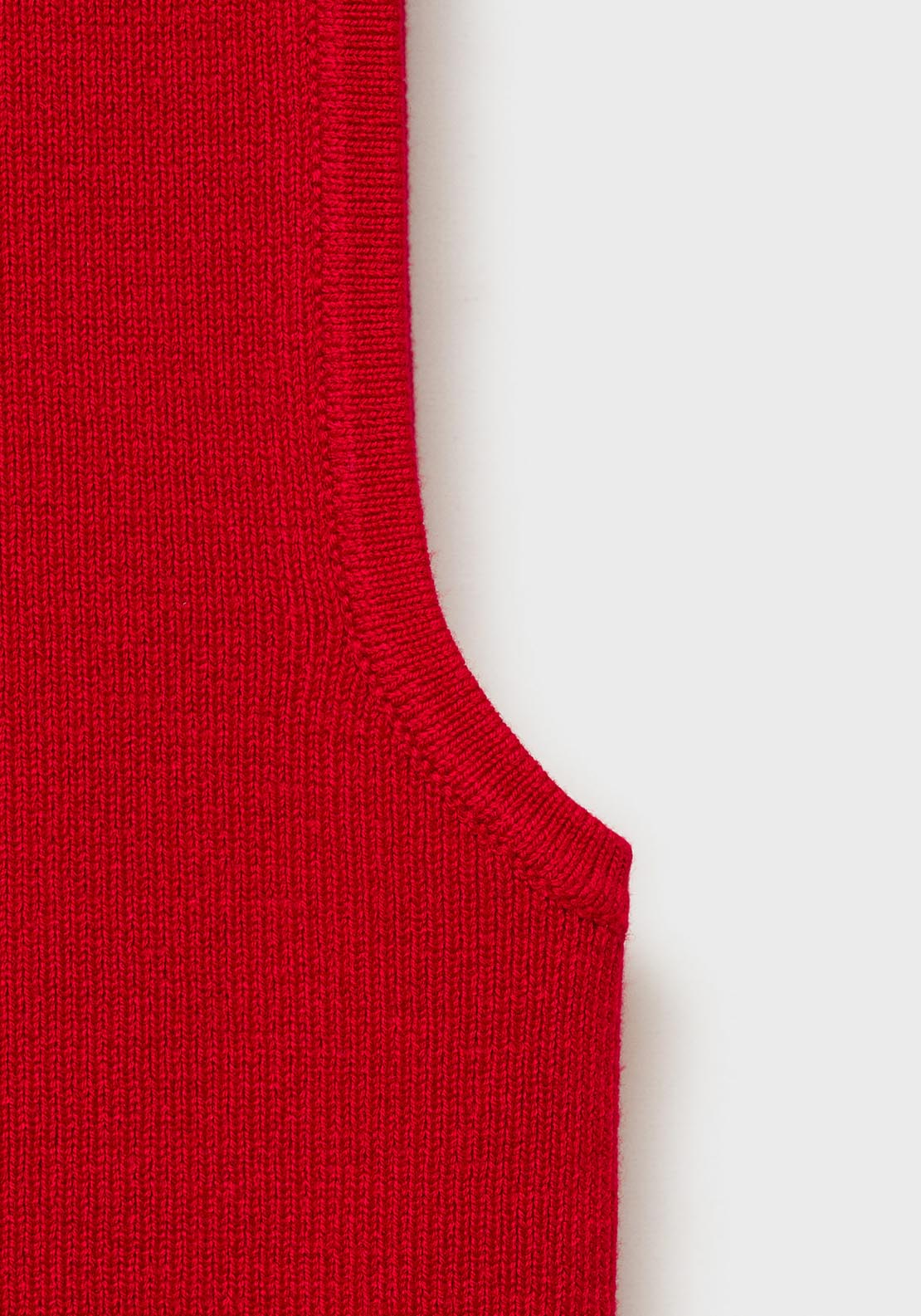 Mango Sleeveless fitted knit top - Red 8 Shaws Department Stores
