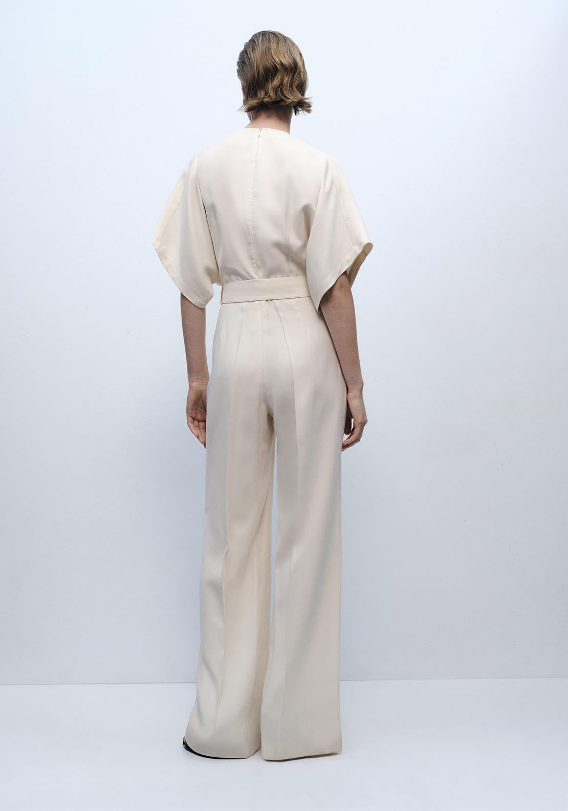 Mango Jumpsuit - Light Beige 3 Shaws Department Stores