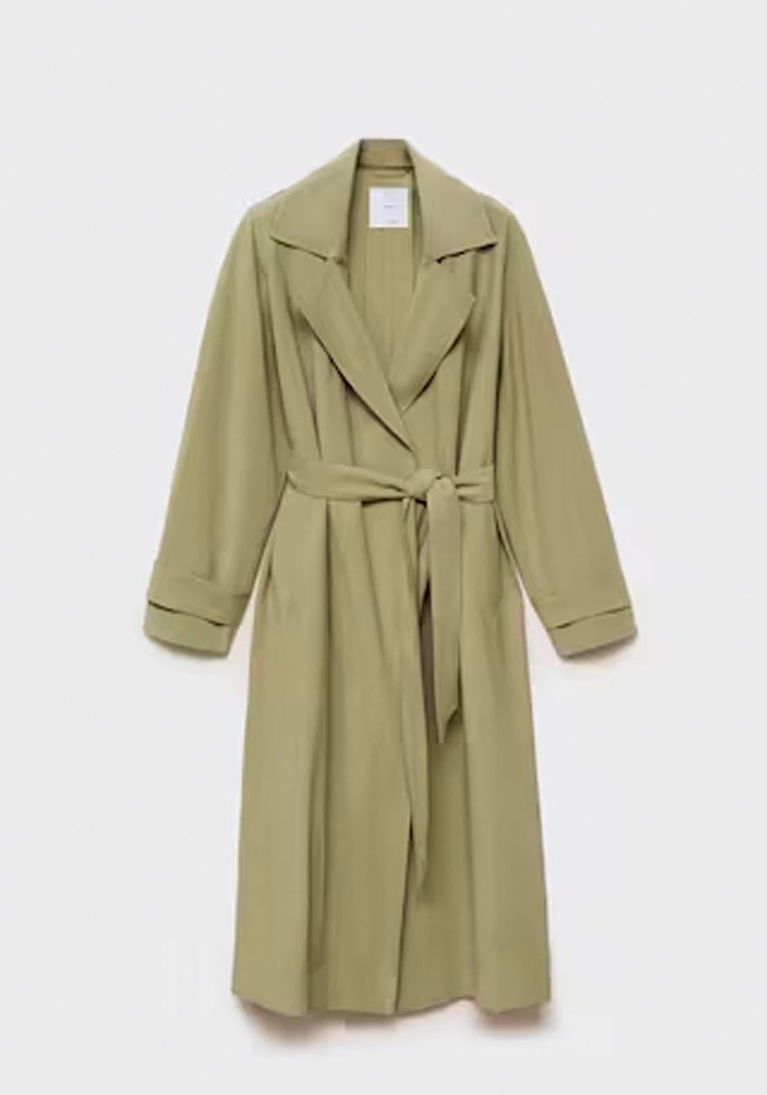 Mango Trench Coat - Grey 4 Shaws Department Stores