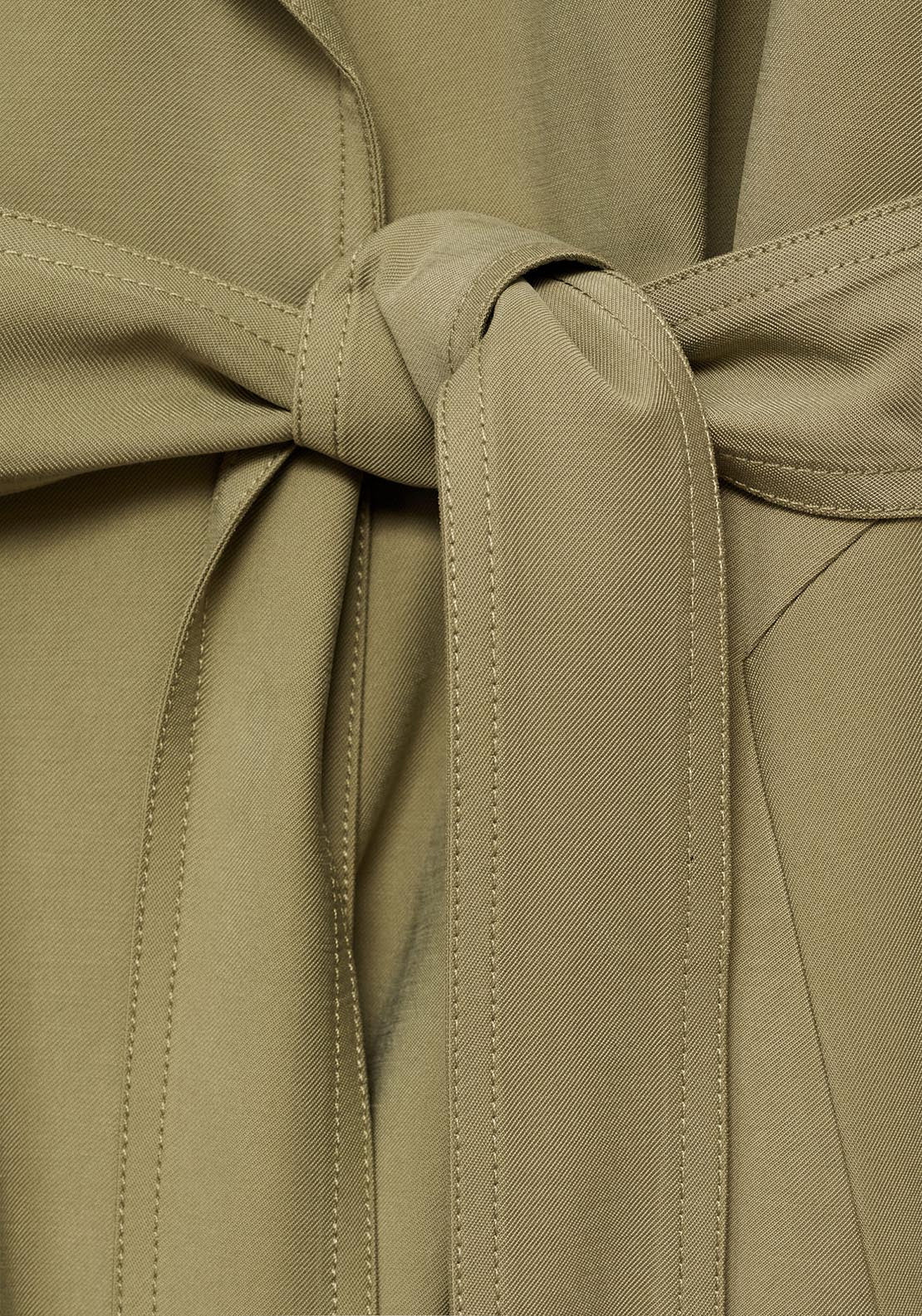 Mango Trench Coat - Light/pastel Gray 12 Shaws Department Stores