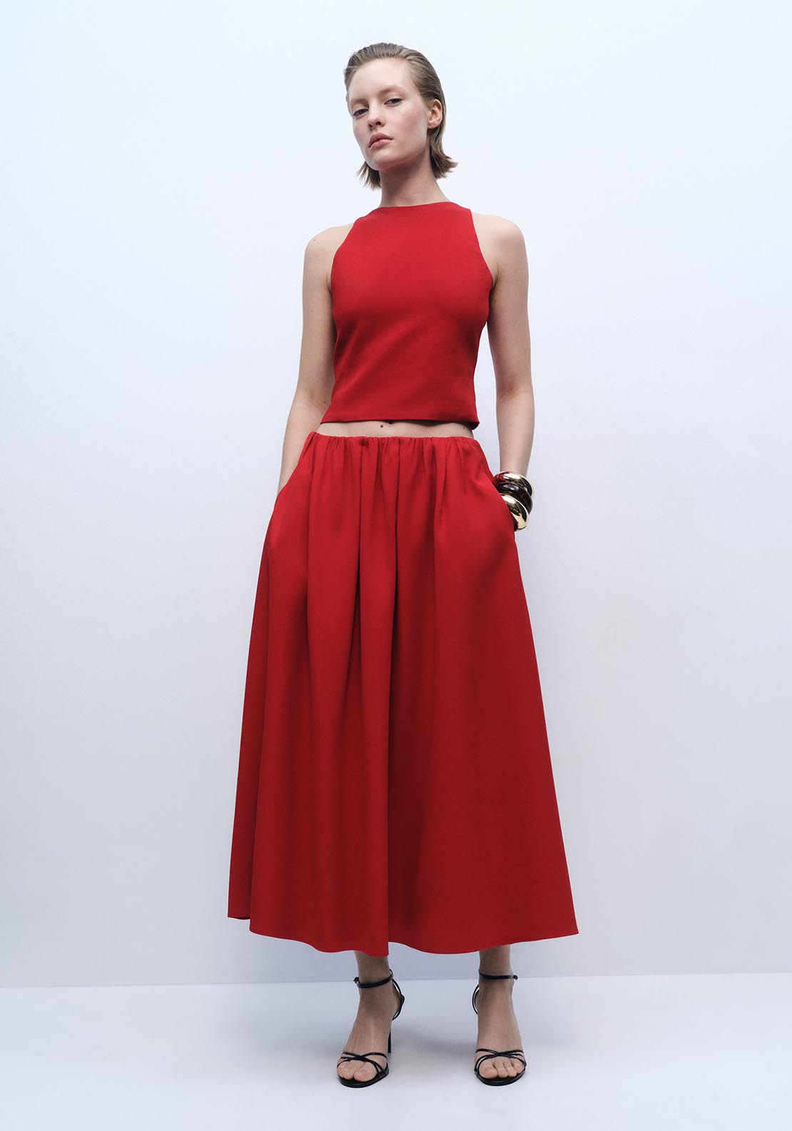 Mango Top - Red 1 Shaws Department Stores