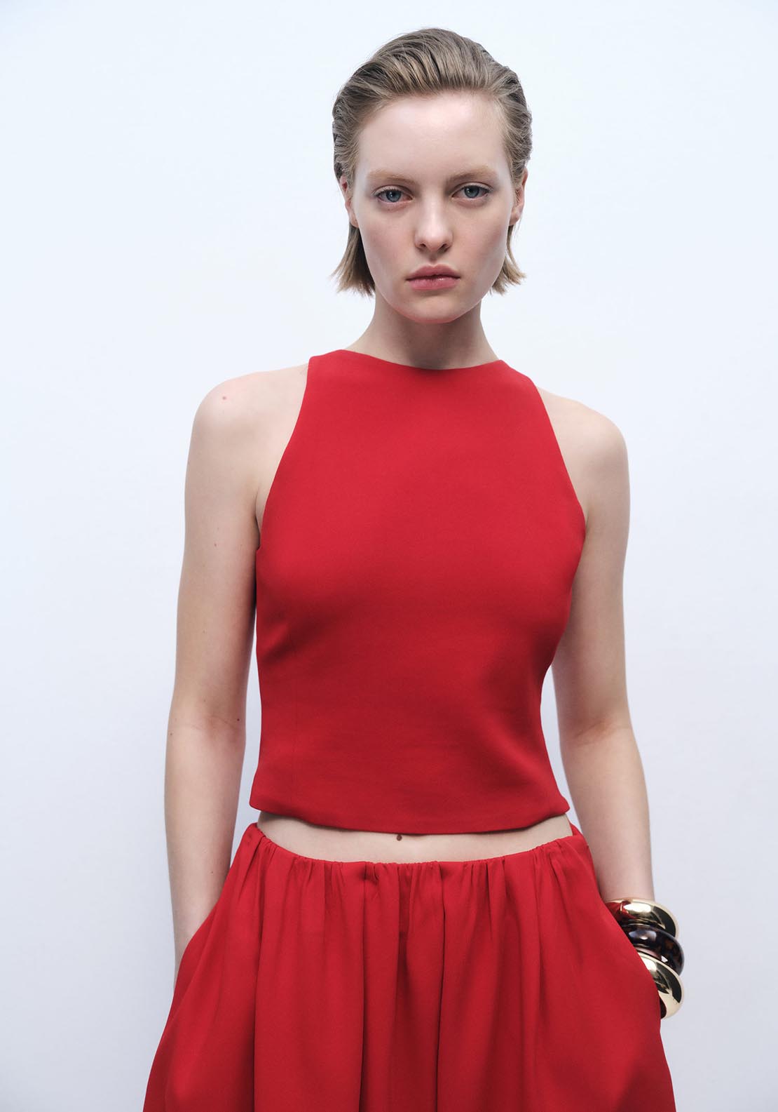 Mango Top - Red 3 Shaws Department Stores