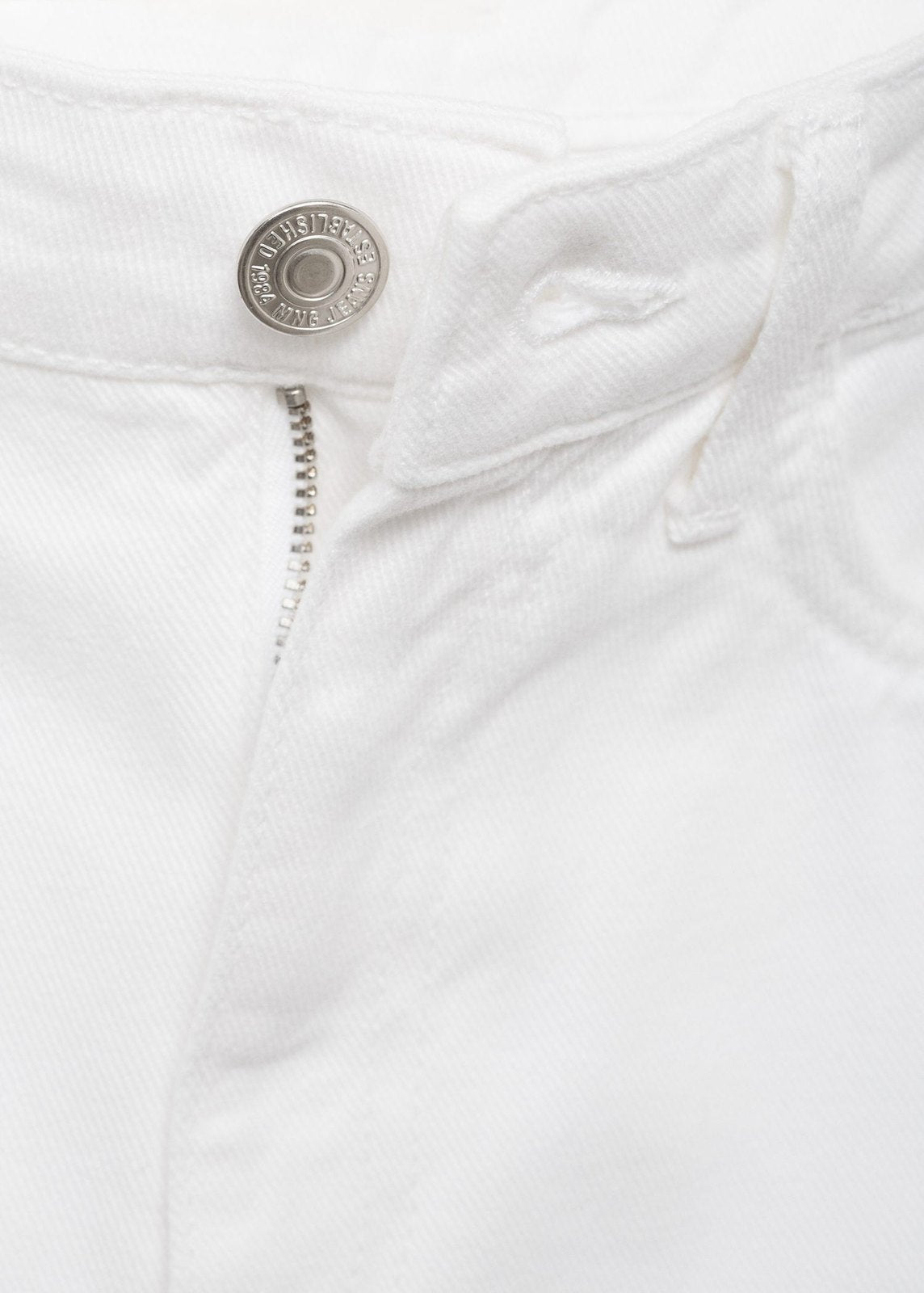 Mango Matilda medium-rise straight-fit jeans - White 6 Shaws Department Stores