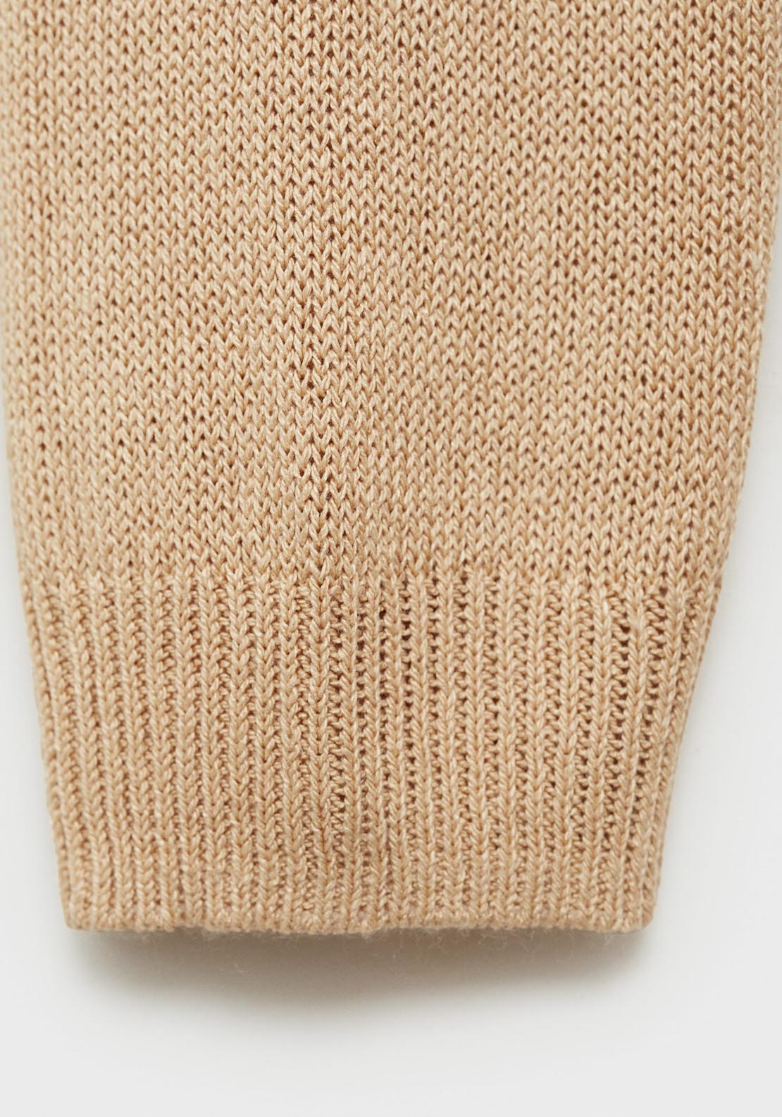 Mango Linen Blend Boat Neck Sweater - Medium Brown 5 Shaws Department Stores