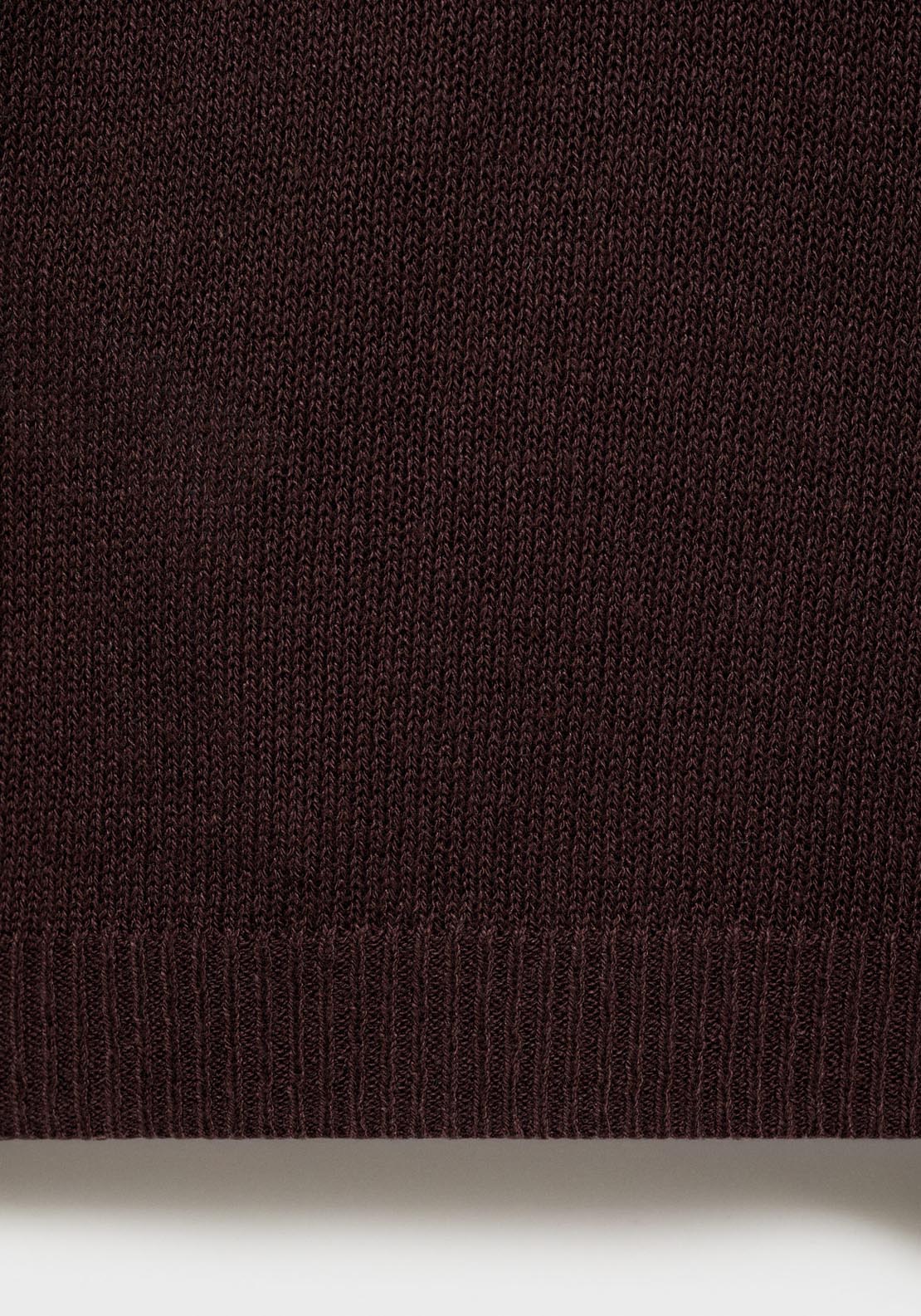 Mango Linen Blend Boat Neck Sweater - Dark Brown 6 Shaws Department Stores