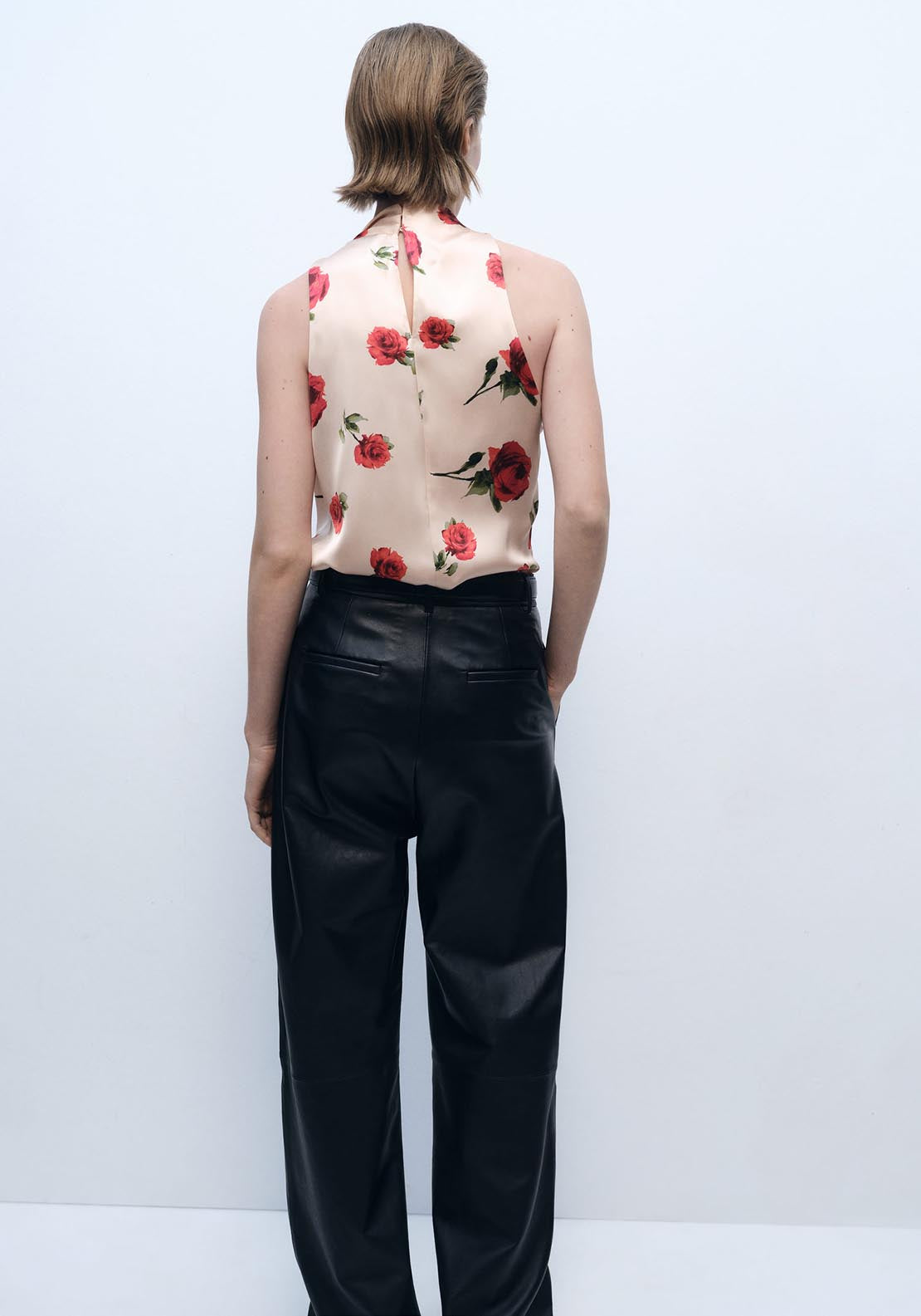 Mango Shirt - Light Beige 2 Shaws Department Stores