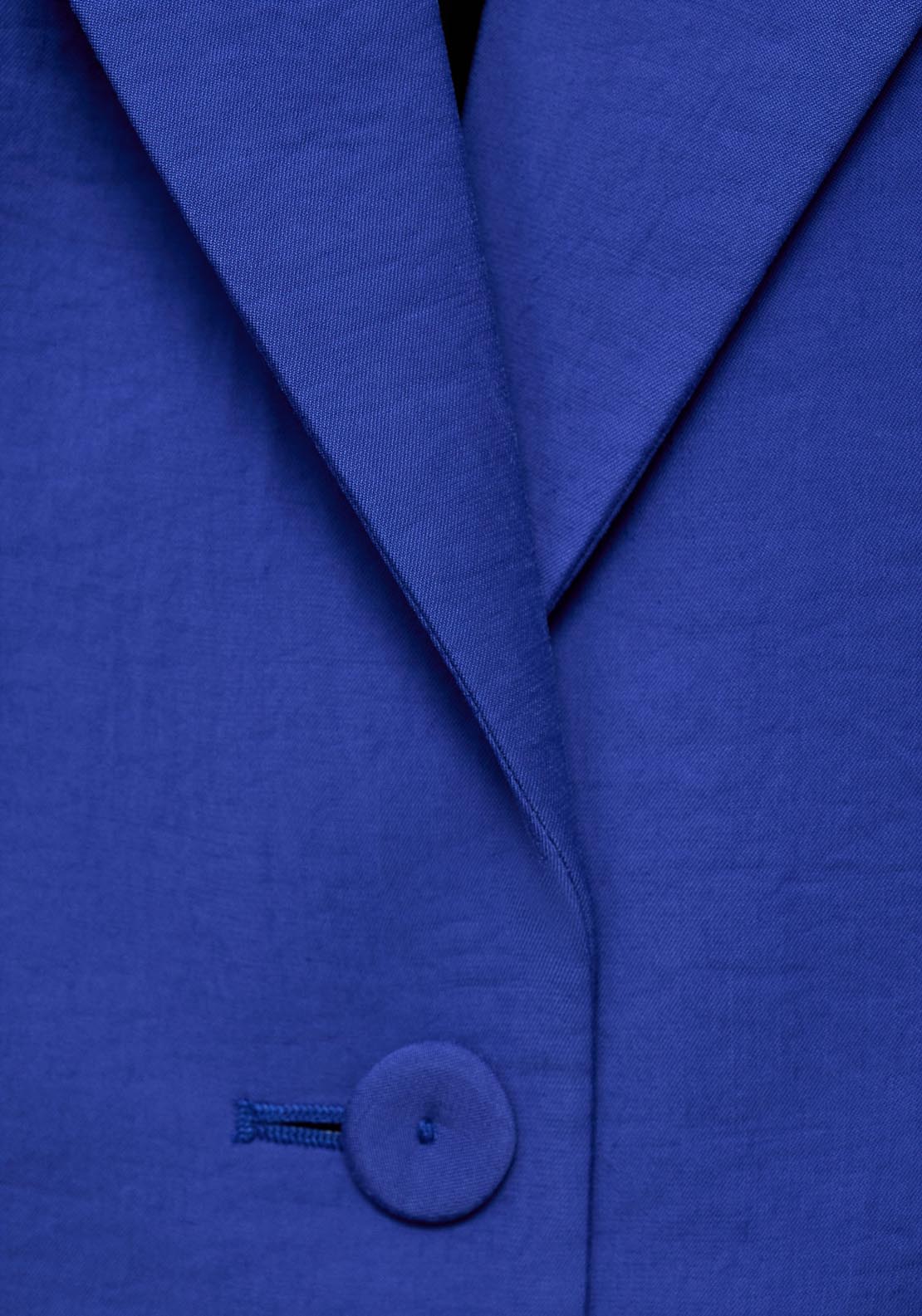 Mango Structured Suit Jacket - Medium Blue 7 Shaws Department Stores