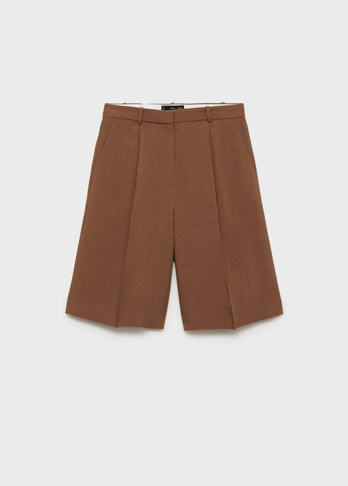 Mango Bermudas Argelia - Dark Brown 2 Shaws Department Stores