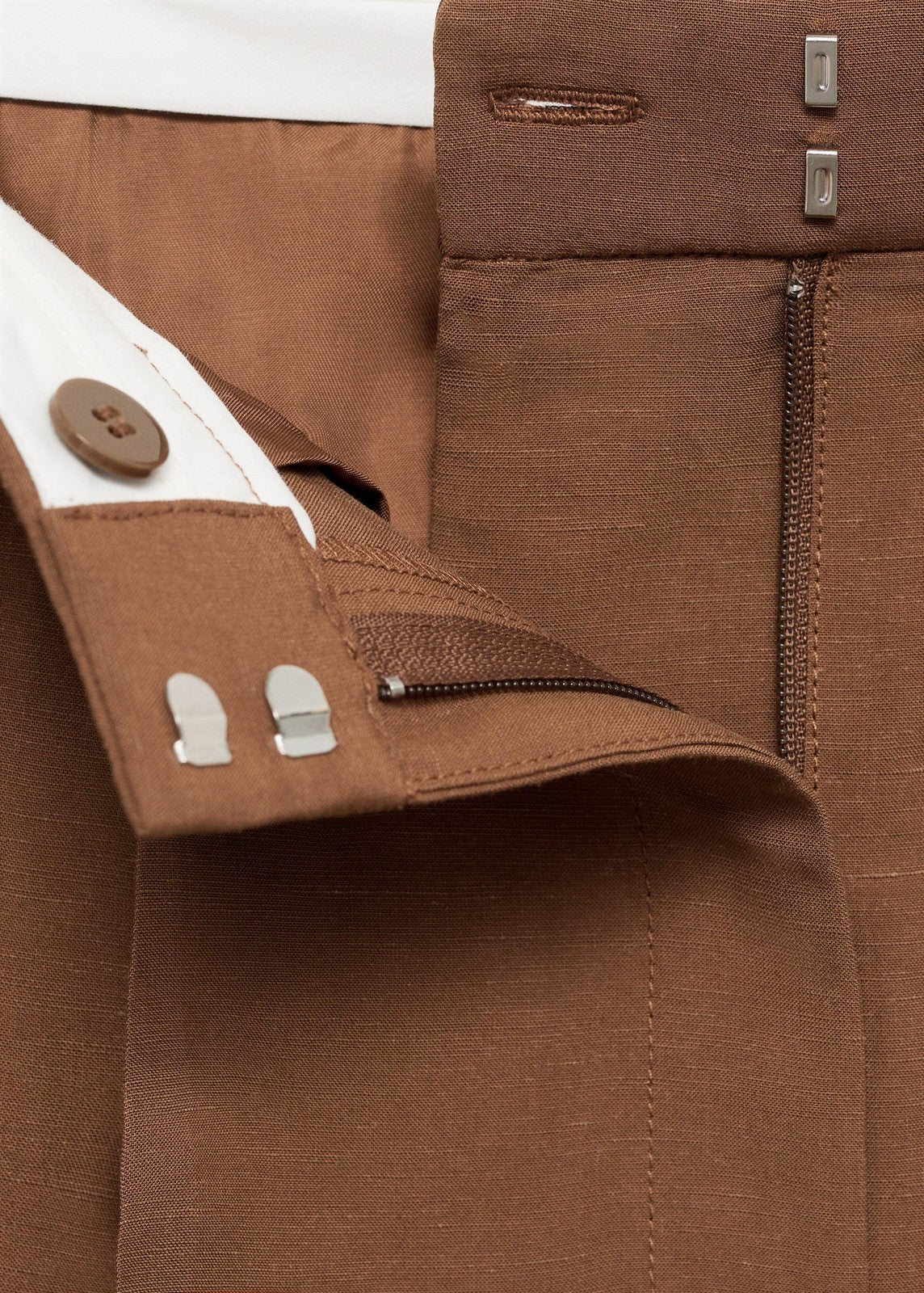 Mango Bermudas Argelia - Dark Brown 3 Shaws Department Stores