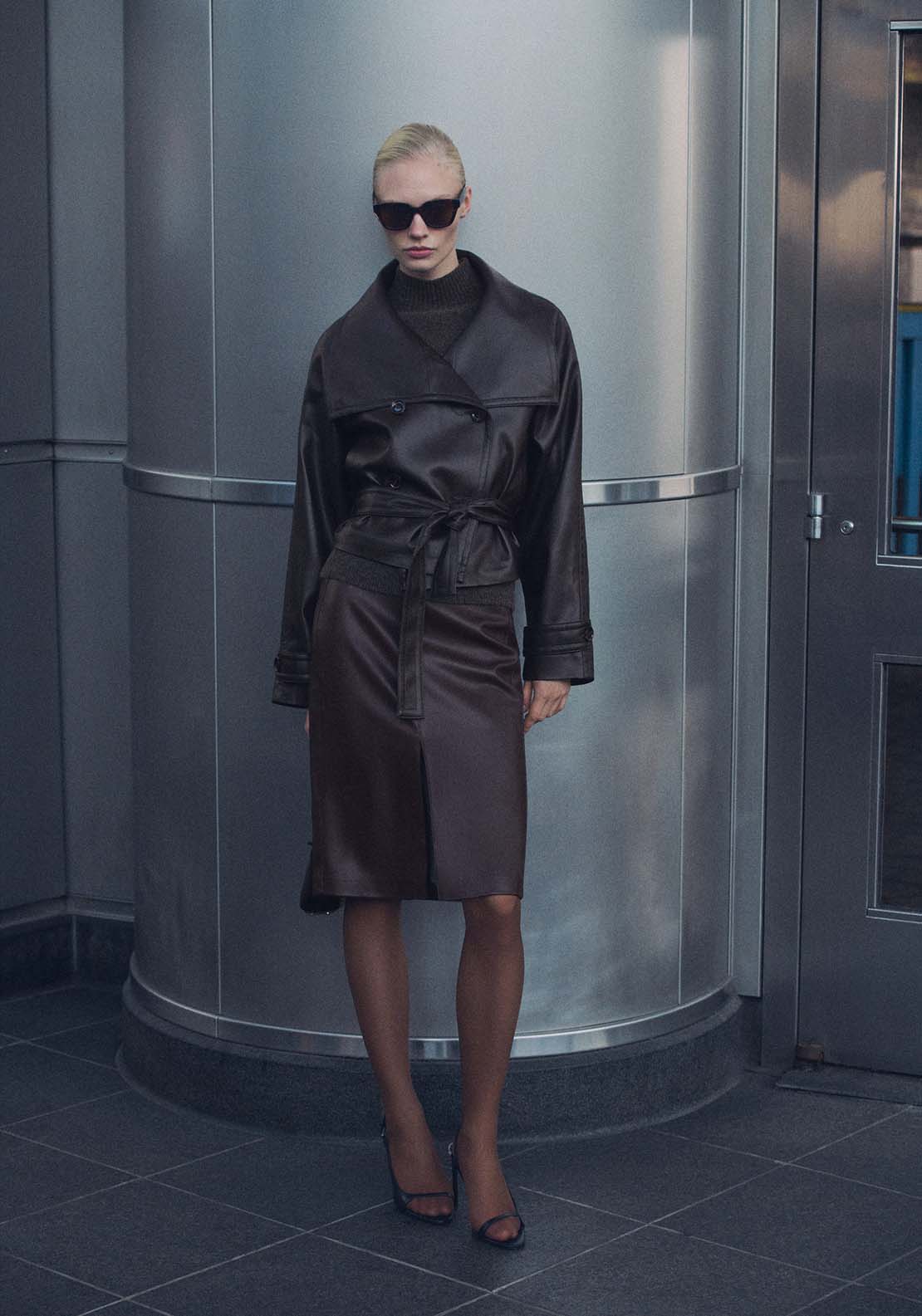 Mango Jacket Auro - Brown 2 Shaws Department Stores