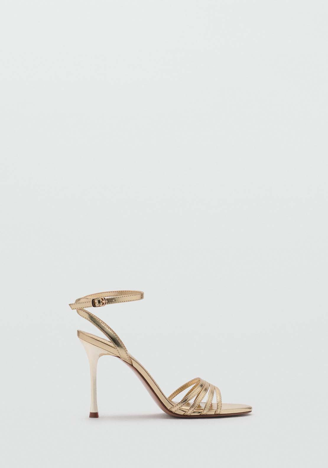 Mango Sandals Nota - Gold 2 Shaws Department Stores