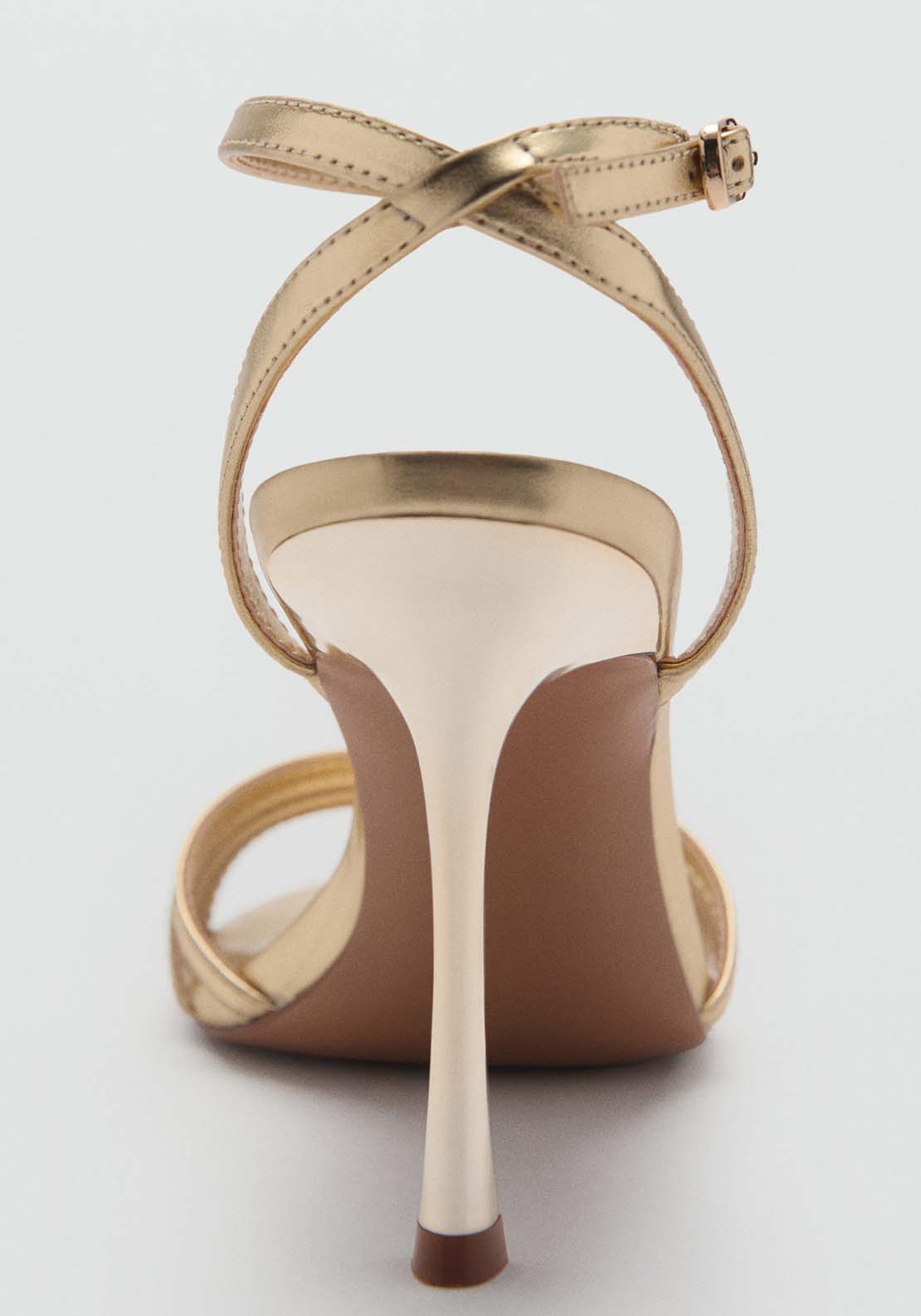 Mango Sandals Nota - Gold 4 Shaws Department Stores