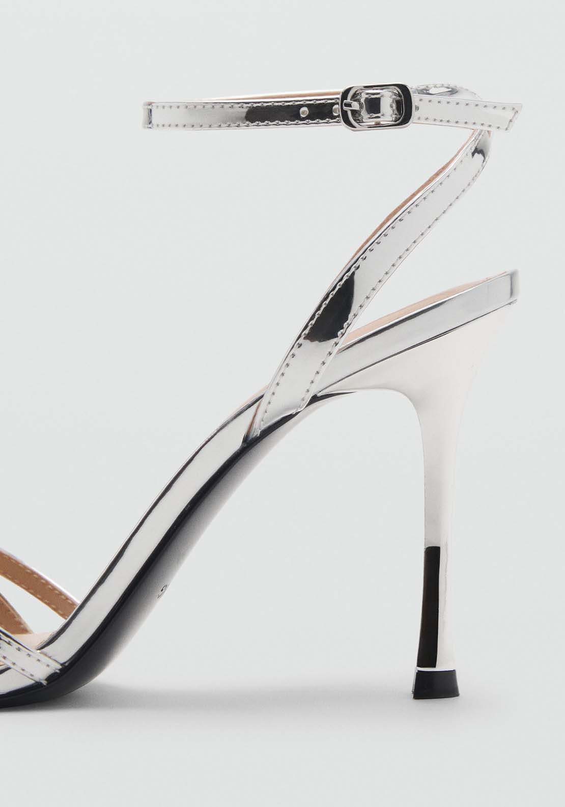 Mango Sandals Nota - Silver 6 Shaws Department Stores