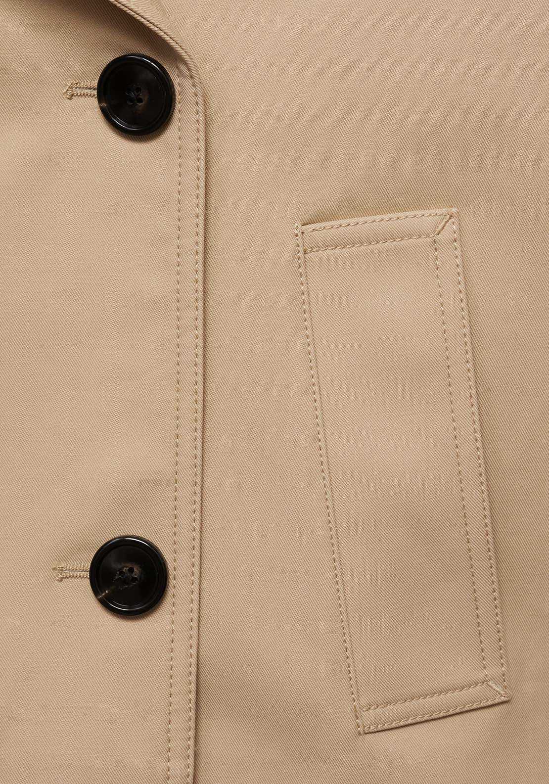 Mango Jacket Habana - Medium Brown 5 Shaws Department Stores